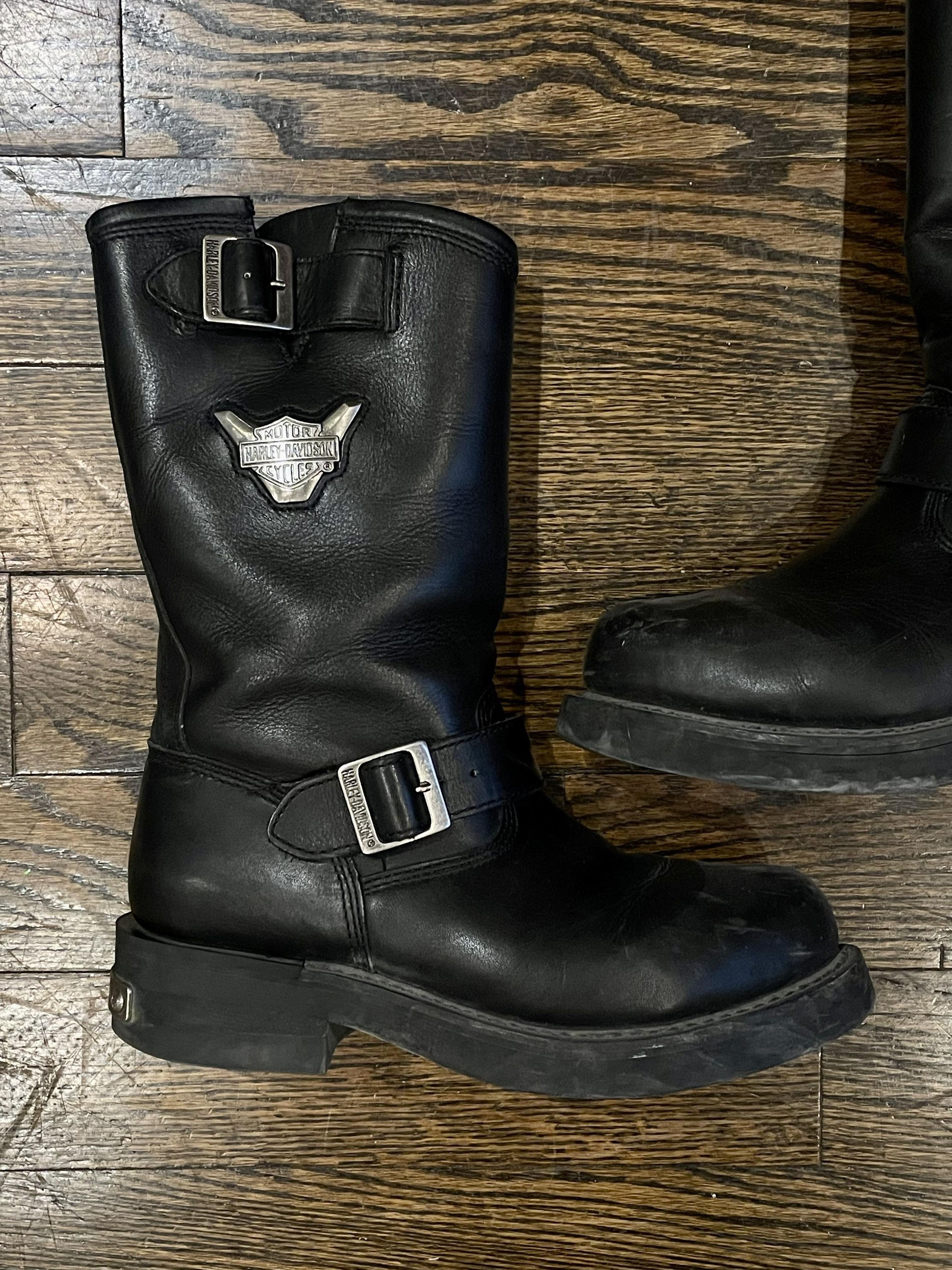 Harley Davidson Rare Harley Davidson Steel Toe Strap Boots Size US 9 / EU 42 - 3 Thumbnail