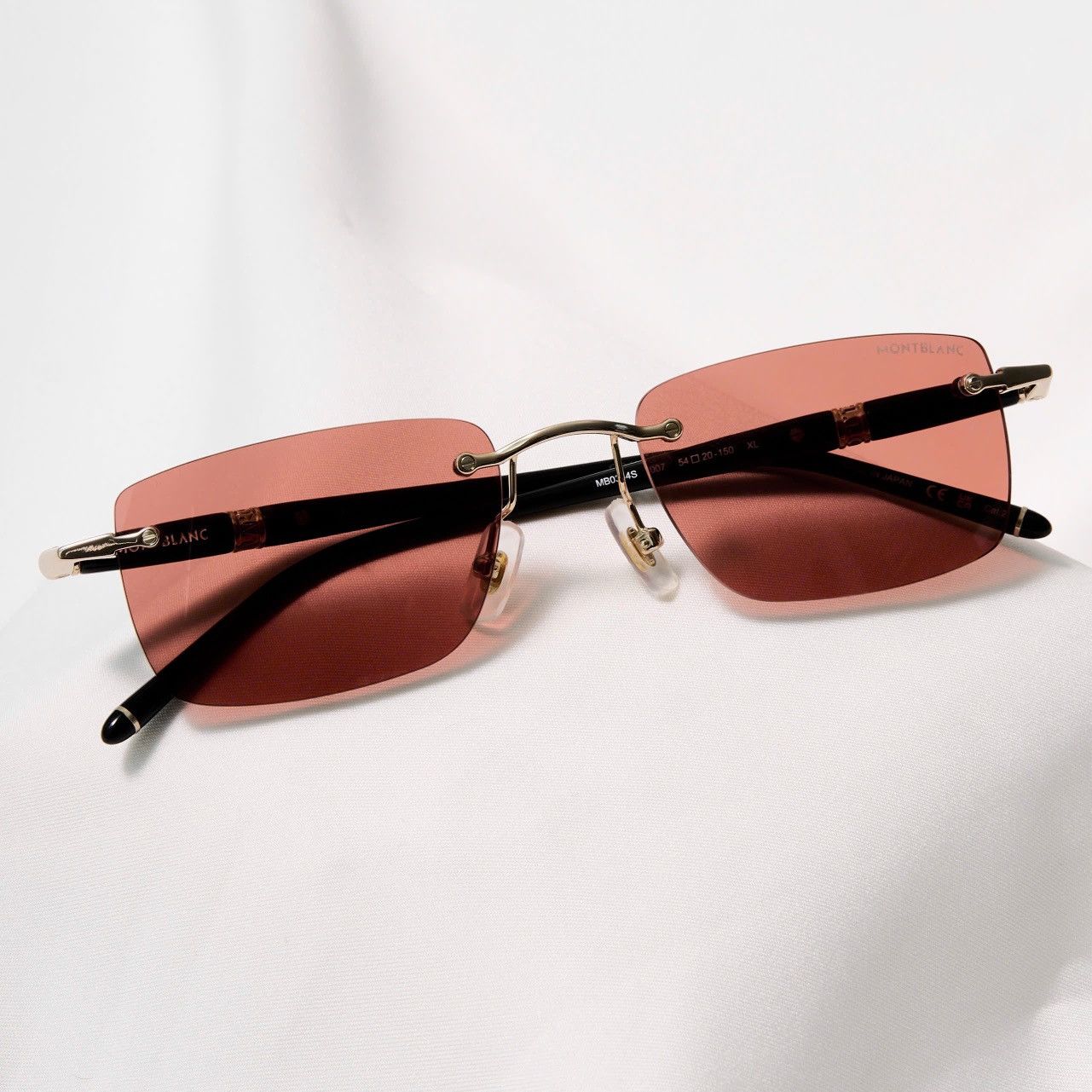 Montblanc MONTBLANC MB0344S 007 SUNGLASSES Size ONE SIZE - 6 Thumbnail