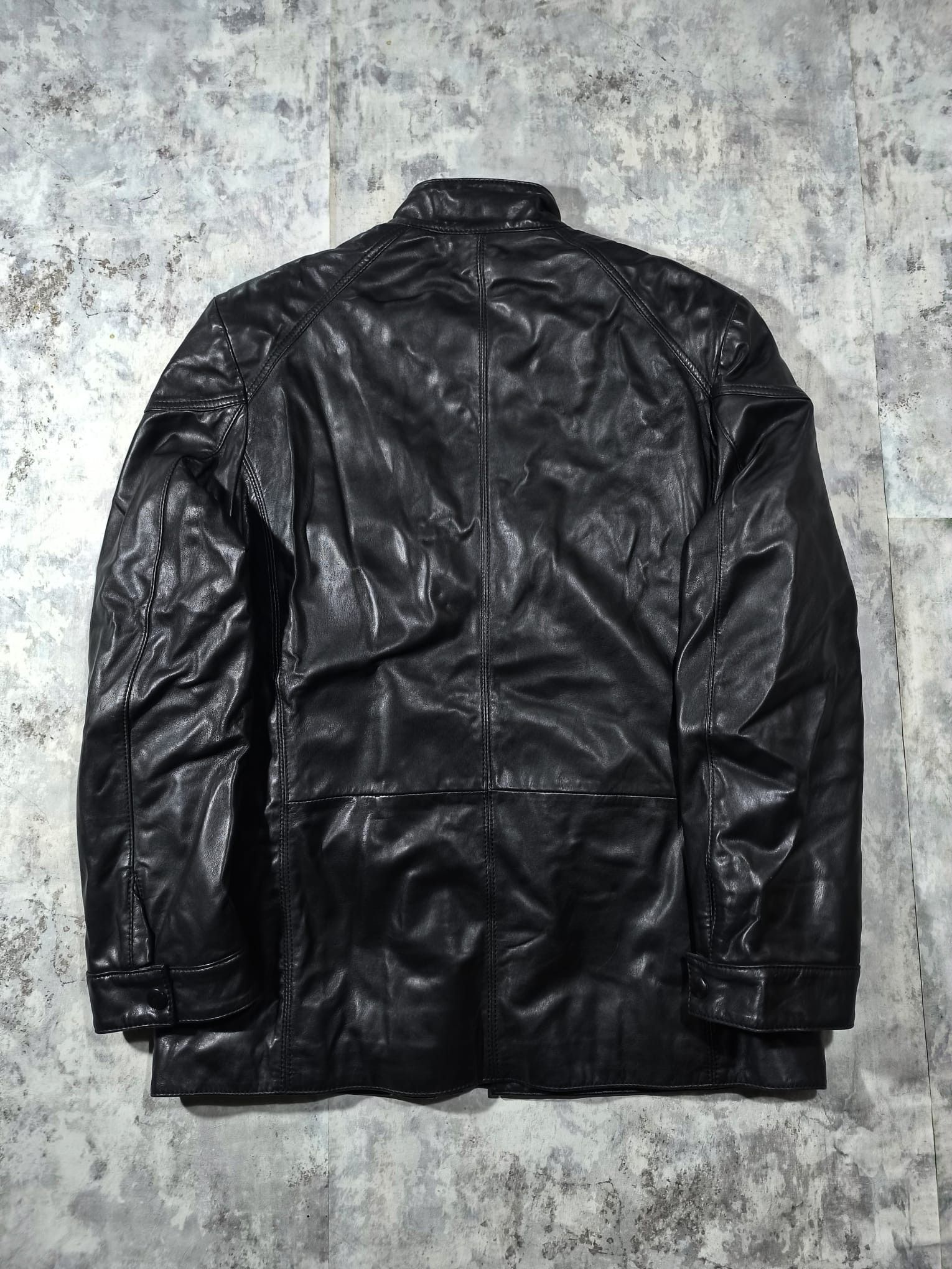 Other Vintage Emildo Tucci Luxury Leather Jacket Coat Size US XL / EU 56 / 4 - 3 Thumbnail