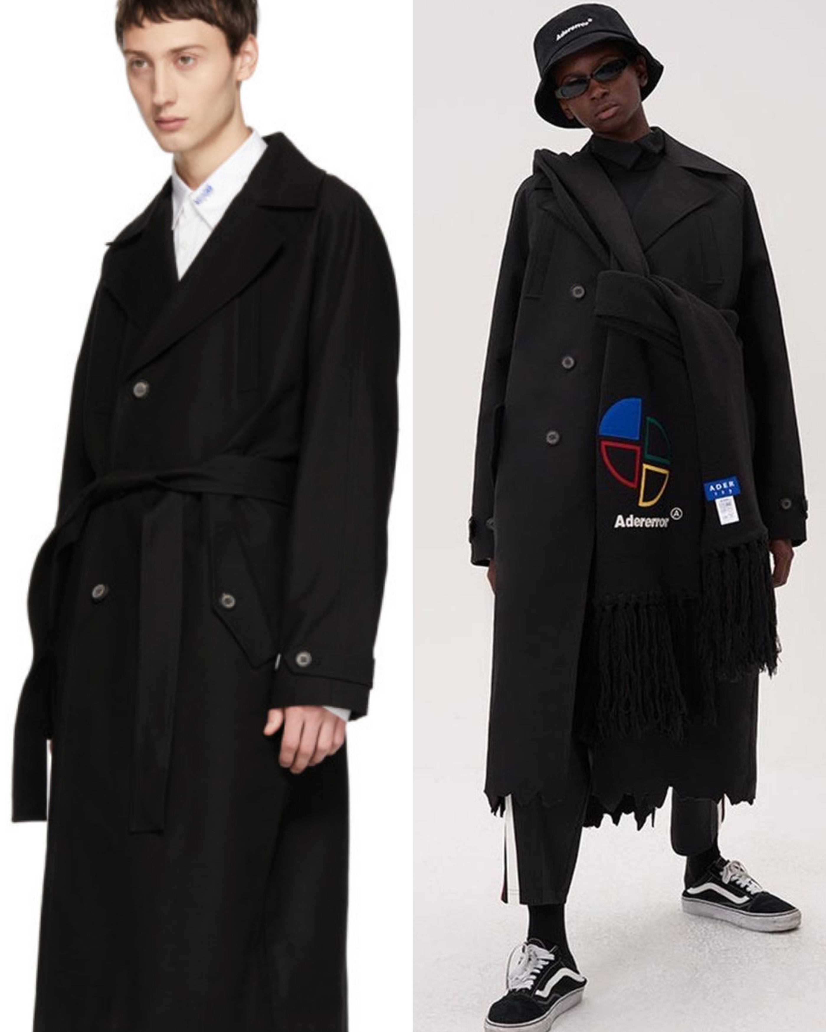 Ader Error Burnt Hem Raglan Sleeves Trenchcoat With Removable Belt Size US L / EU 52-54 / 3 - 10 Thumbnail