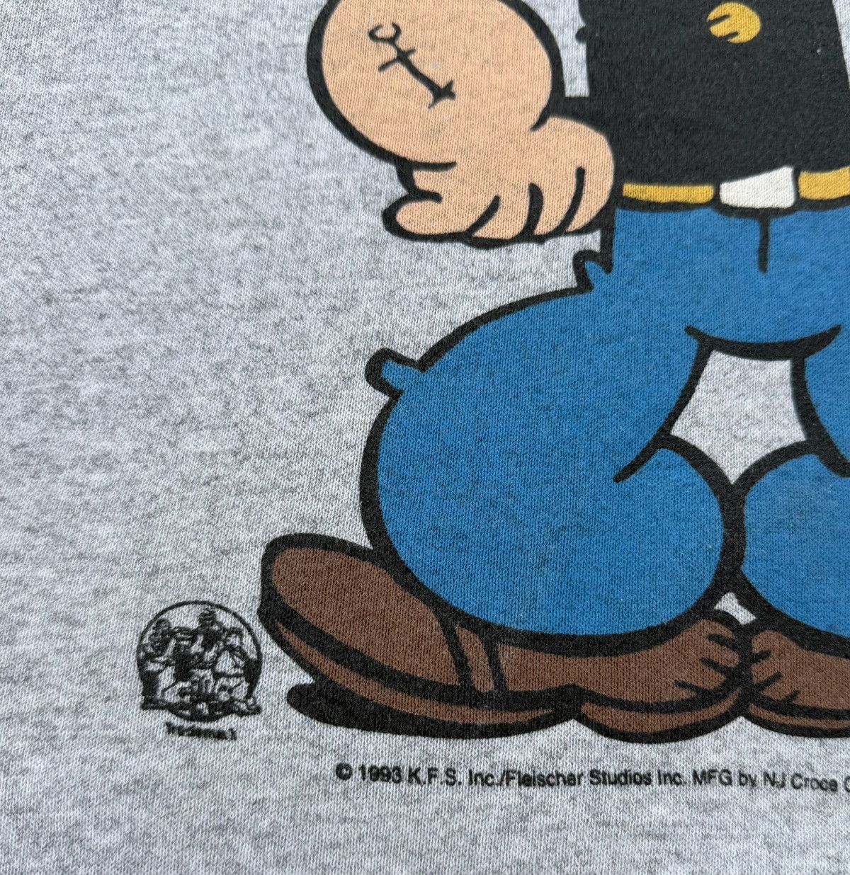Vintage Vintage 1993 Popeye Sweatshirt SANTEE USA Cartoon Crewneck Size US M / EU 48-50 / 2 - 6 Thumbnail