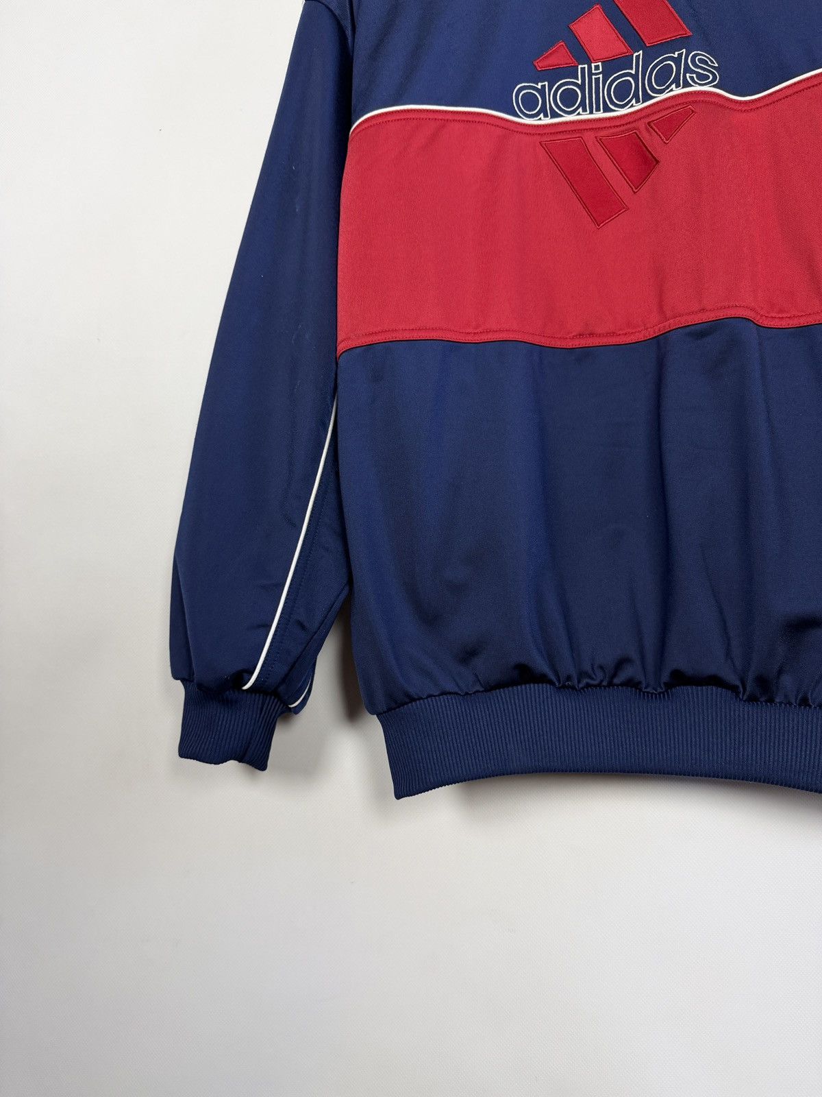 Adidas Adidas Vintage 90s Track Jacket Retro Streetwear Size M Size US M / EU 48-50 / 2 - 15 Thumbnail
