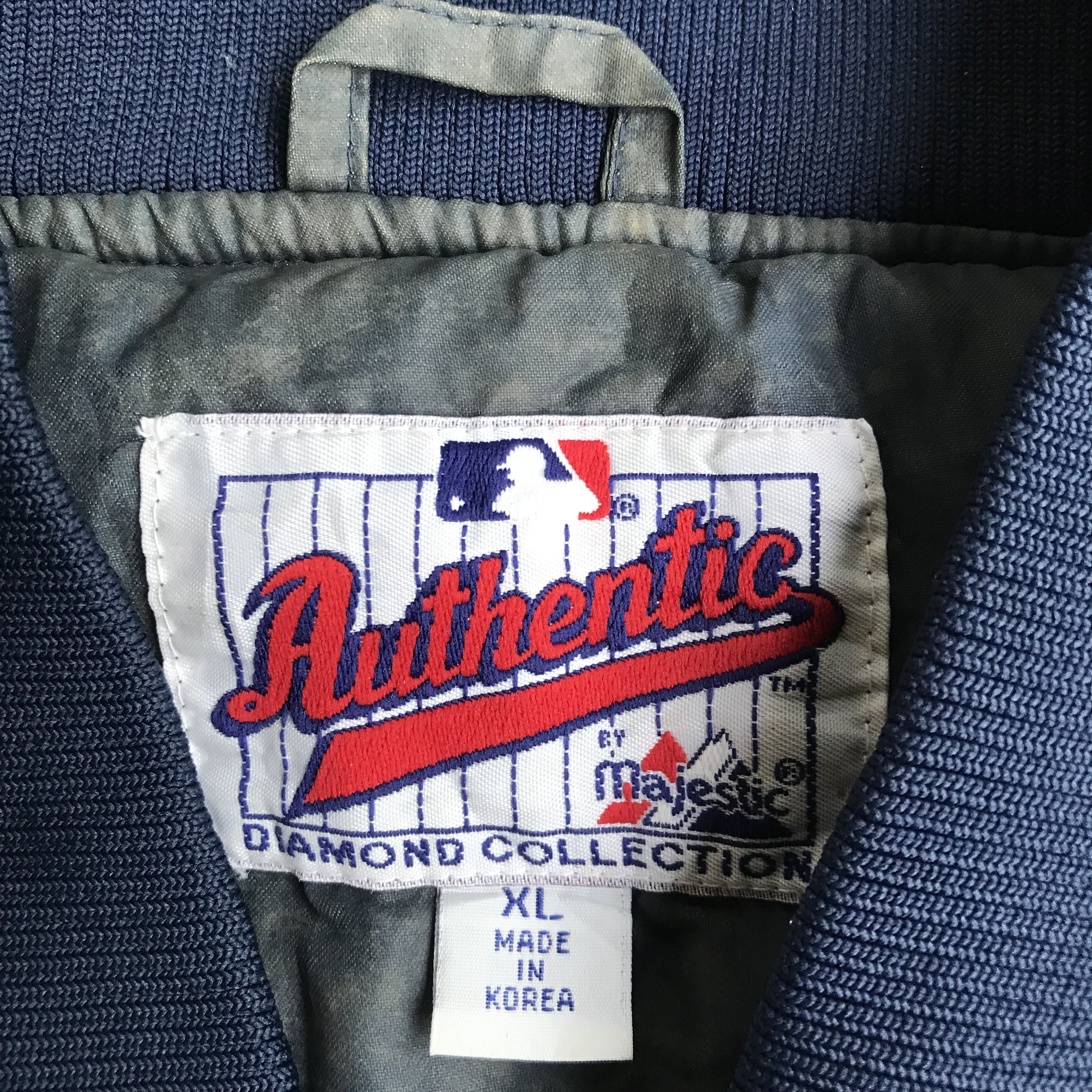 MLB Majestic Rare 90s Atlanta Braves MLB Bomber Sun Faded Size US XL / EU 56 / 4 - 9 Thumbnail
