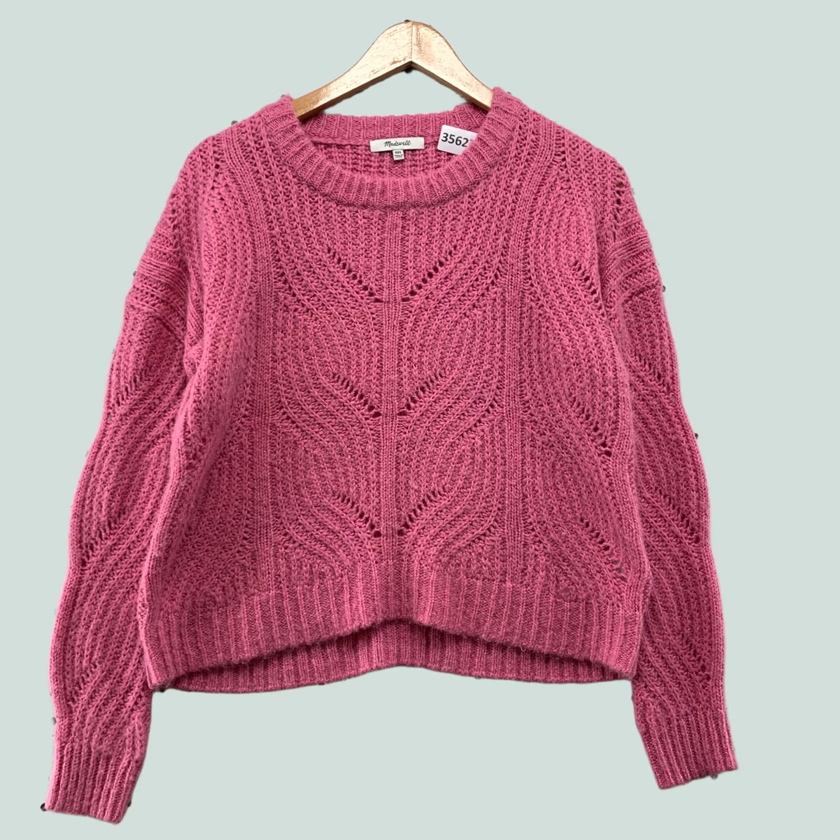 Madewell Madewell Alpaca Blend Knit Sweater Womens XXS Piknk Loose Knit Size XXS / US 00 / IT 34 - 1 Thumbnail