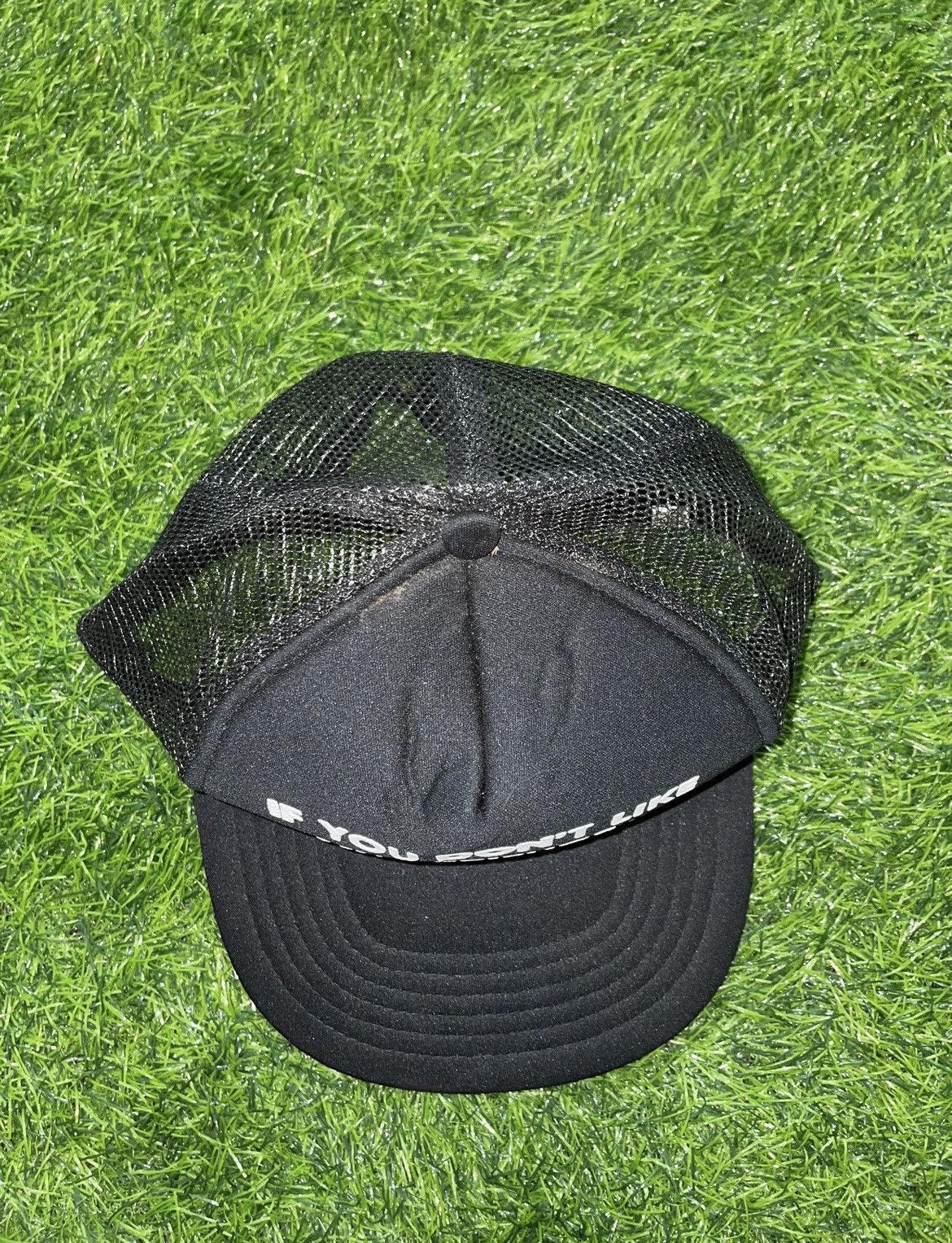Vintage If You Don’t Like My Attitude Dial: 1-800-EAT-SH*T Hat Size ONE SIZE - 3 Thumbnail