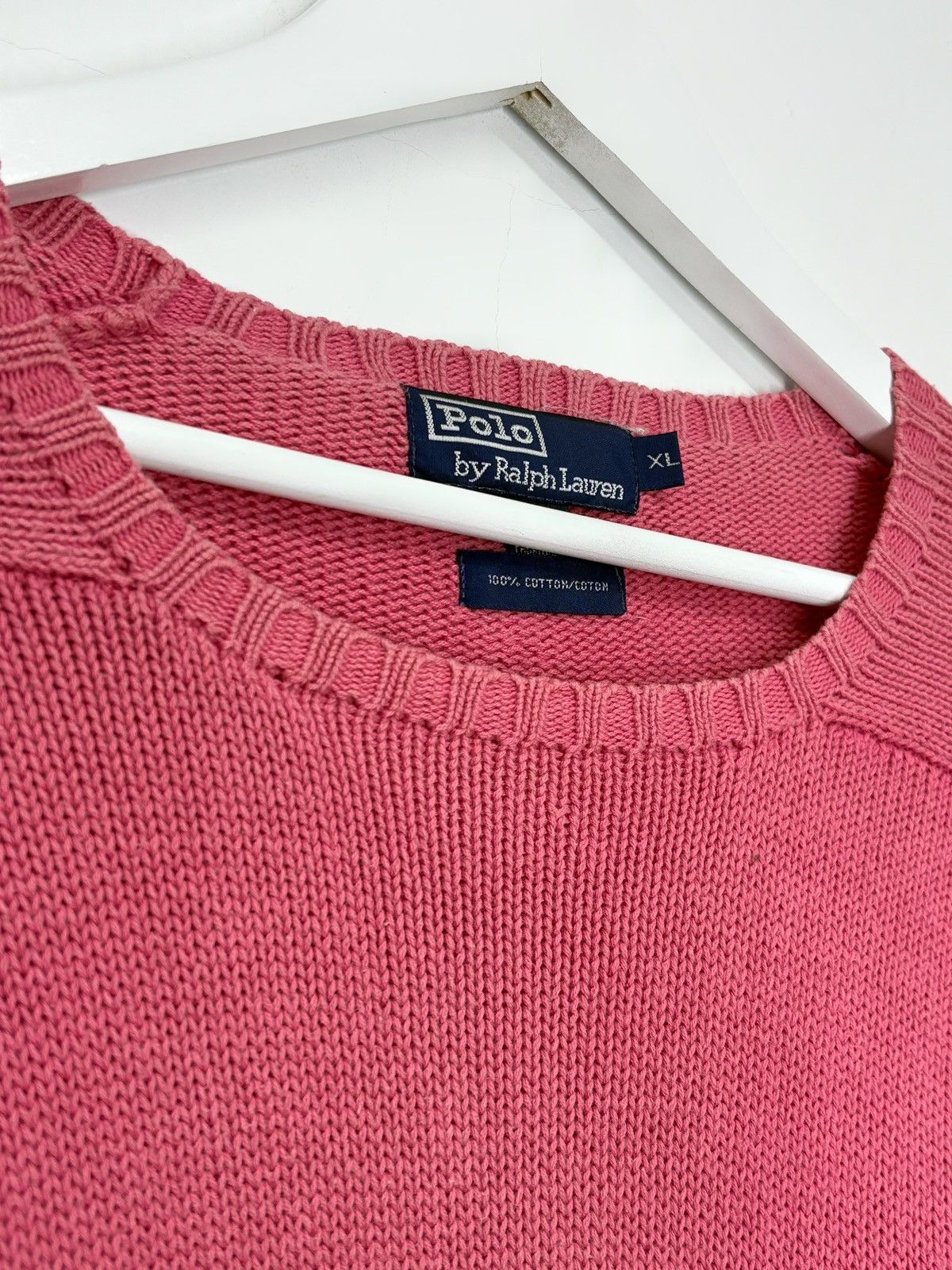 Polo Ralph Lauren Polo Ralph Lauren Pink Sweater Tyler The Creator Vibes Size US XL / EU 56 / 4 - 5 Thumbnail