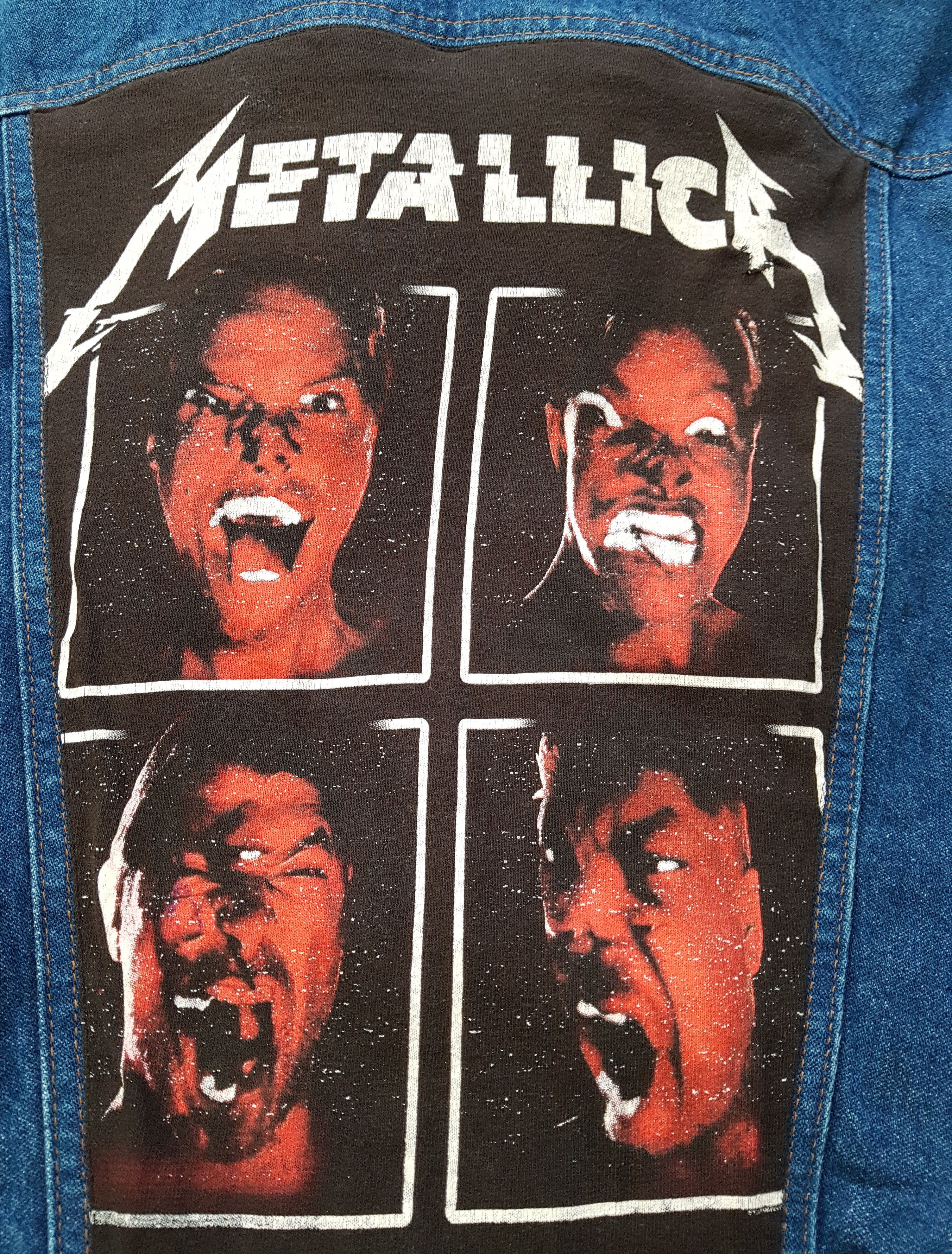 Wrangler Metallica WorldWired Vintage Wrangler Denim Jean Jacket sz L Size US L / EU 52-54 / 3 - 10 Thumbnail