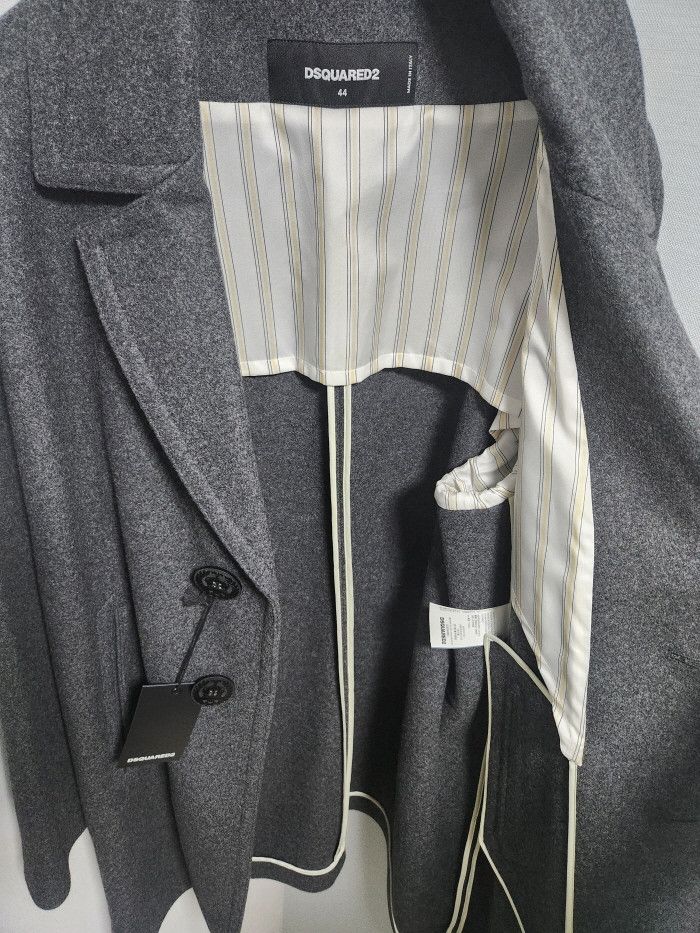 Dsquared2 DSQUARED2 over-fit wool coat Size M / US 6-8 / IT 42-44 - 4 Thumbnail