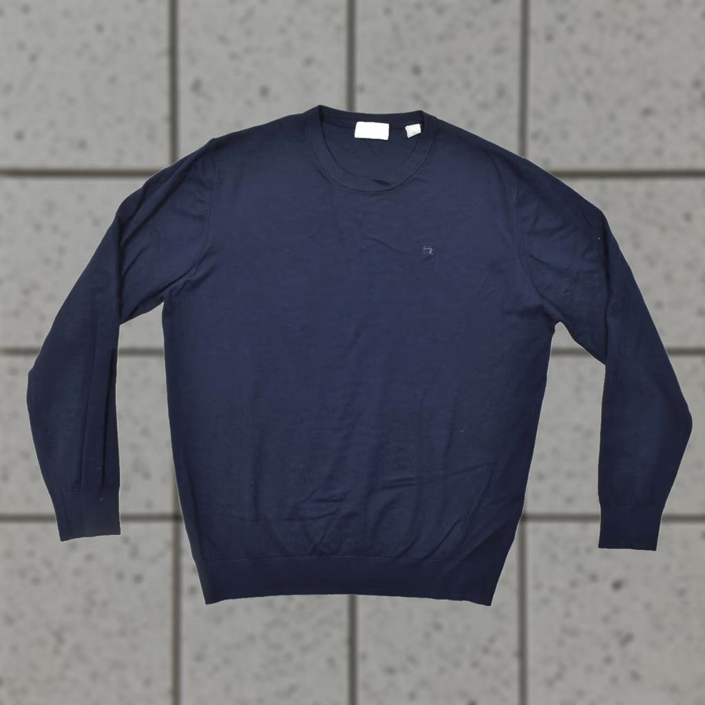 Scotch & Soda Scotch & Soda Amsterdam Couture Navy Blue Crewneck Sweater XXL Viscose Blend Regular Mens Pullover Knit Giftwear Size US XXL / EU 58 / 5 - 1 Thumbnail