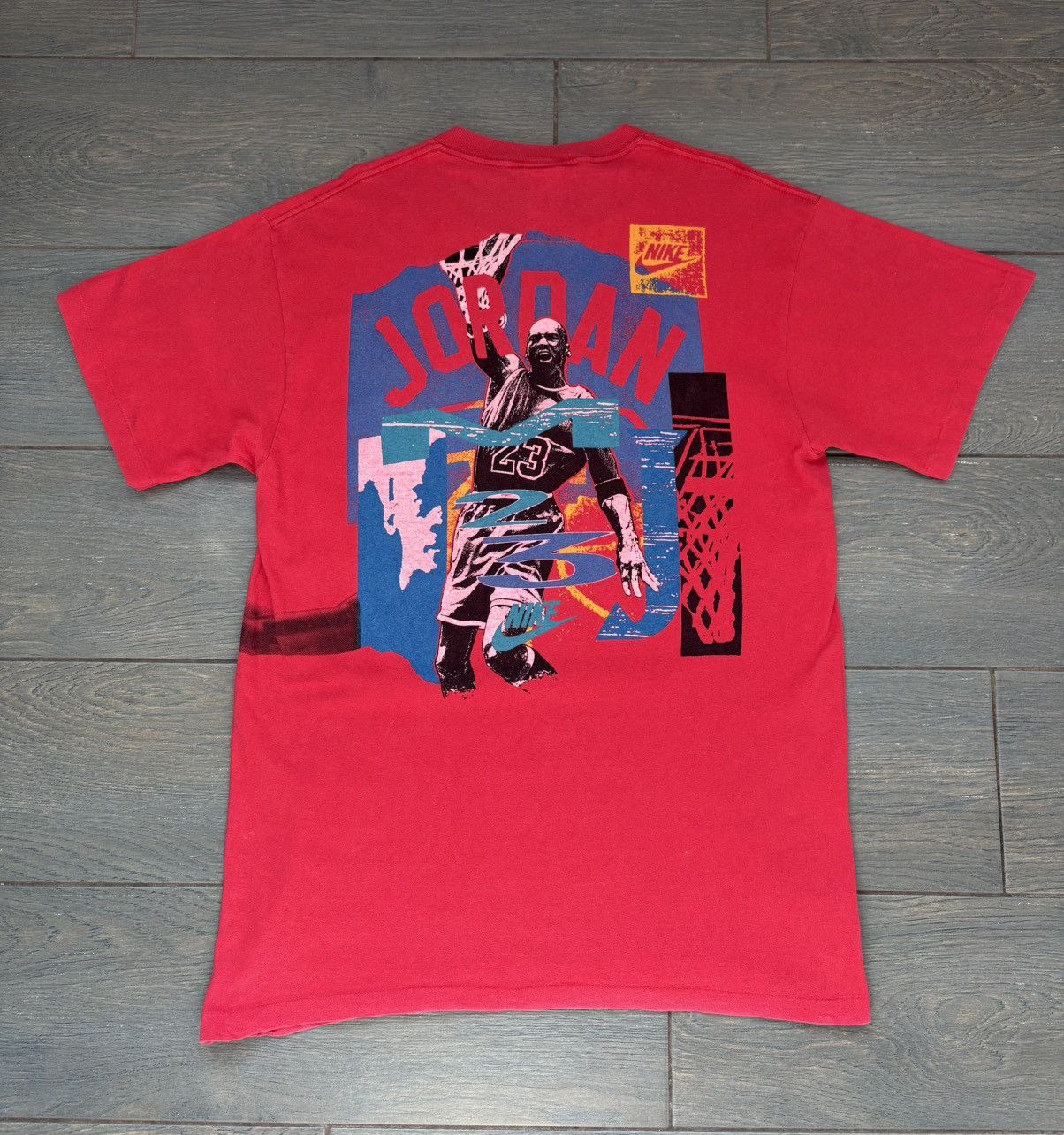Nike Nike Jordan 23 Single Stitch Double Sided Made in USA TShirt Size US L / EU 52-54 / 3 - 1 Thumbnail