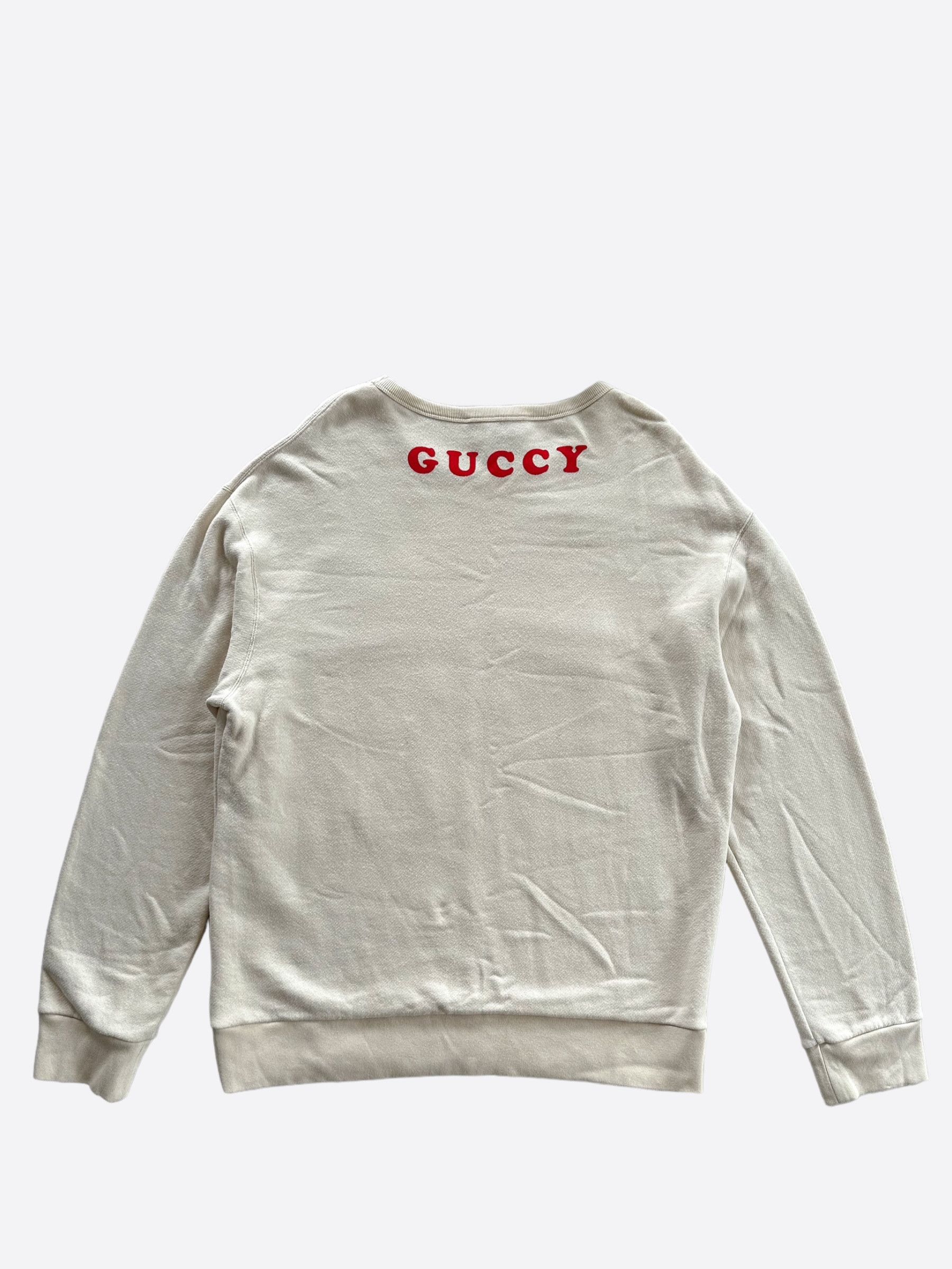 Gucci Gucci Chikae Ide Cream Anime Graphic Sweater Size US XXL / EU 58 / 5 - 2 Thumbnail