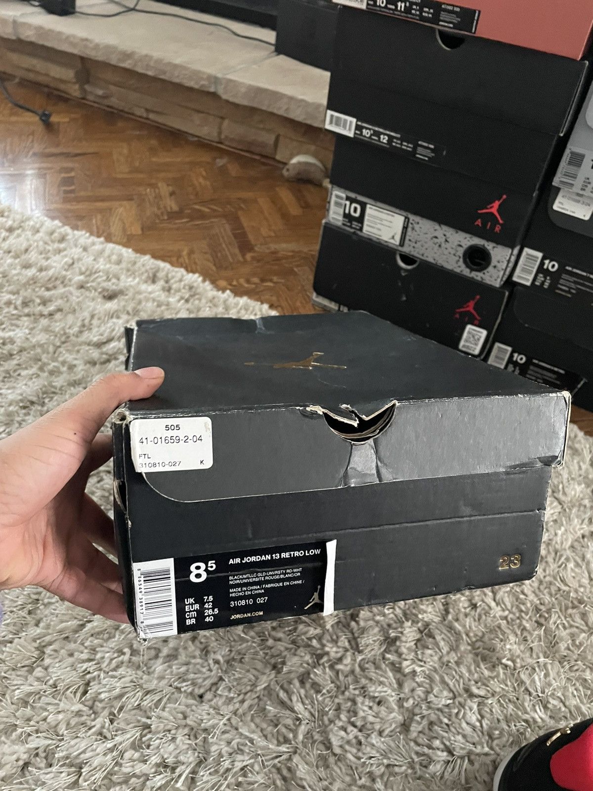 Jordan Brand Jordan 13 Low Bred Size US 8.5 / EU 41-42 - 9 Thumbnail