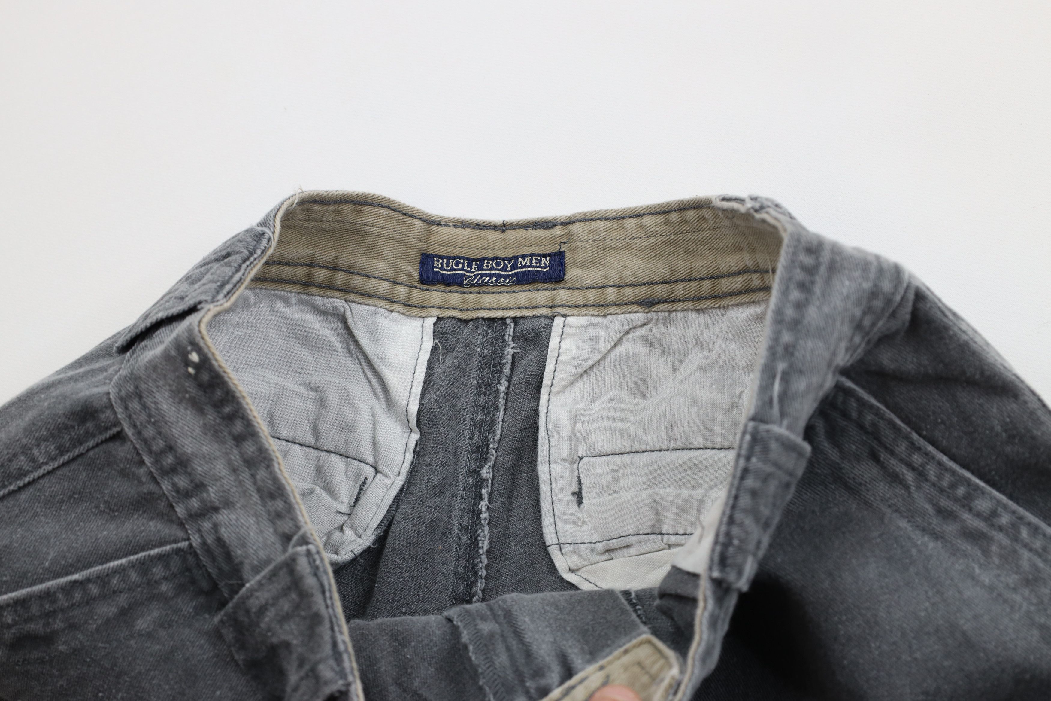 Vintage Vintage 90s Streetwear Stonewash Pocket Cargo Pants Gray Size US 28 / EU 44 - 9 Thumbnail