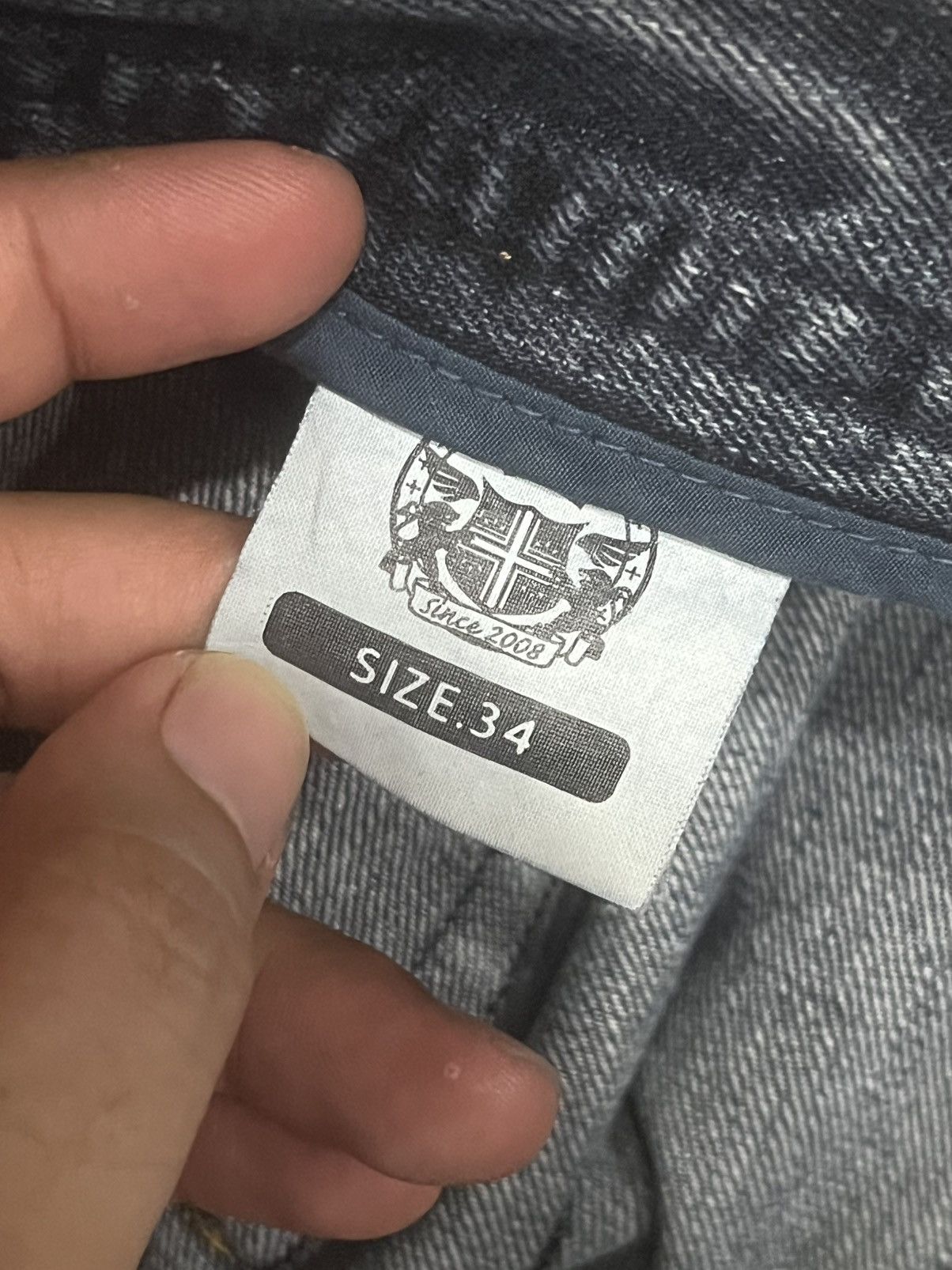 Japanese Brand Vintage Japanese Brand And Rica Sulphur Washed Whisker Jeans Size US 34 / EU 50 - 16 Thumbnail