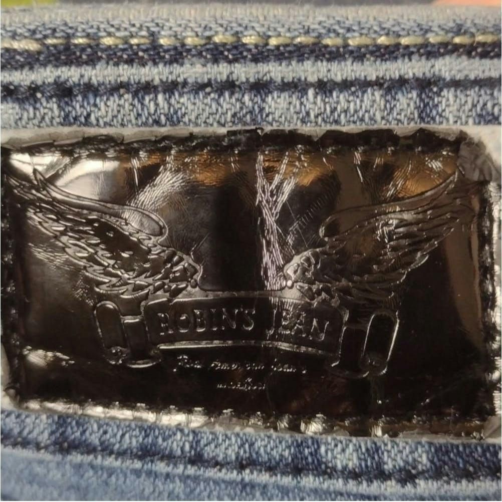 Robins Jeans ROBIN'S JEAN - croco blue cross jeans size 38 big & tall Size US 38 / EU 54 - 10 Thumbnail