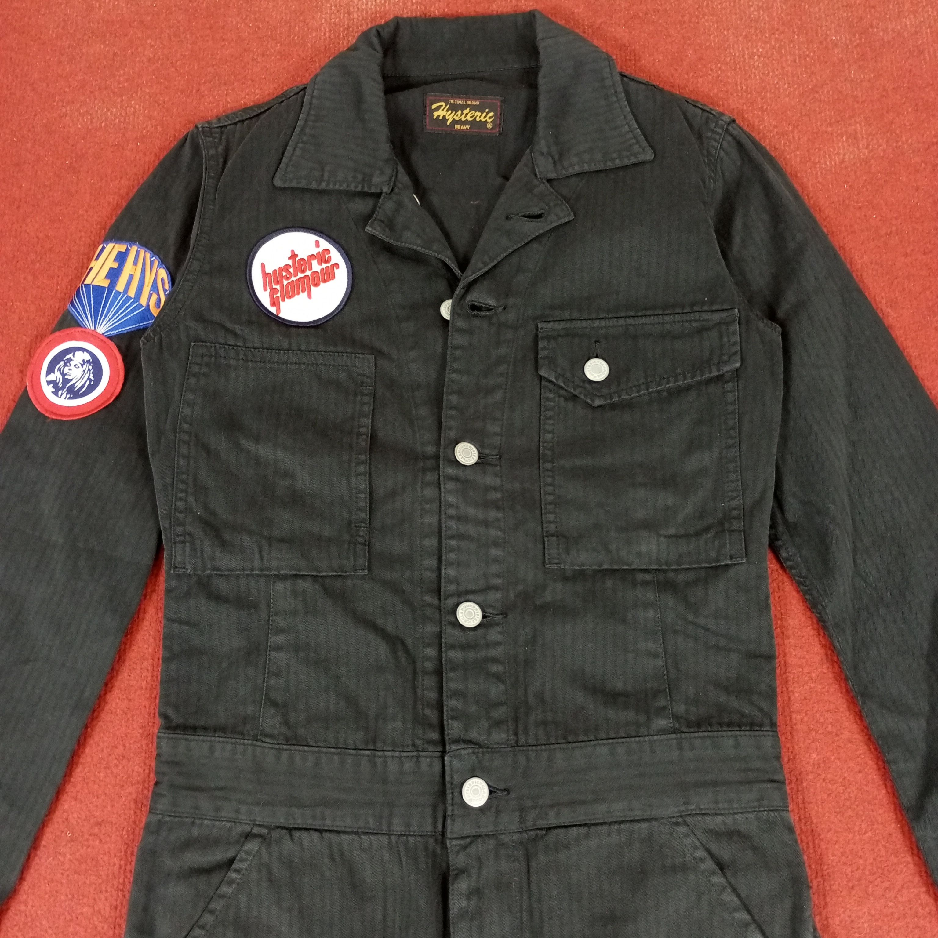 Hysteric Glamour × Japanese Brand × Vintage Hysteric Glamour Japanese Brand Coverall Jacket Size US XS / EU 42 / 0 - 5 Thumbnail