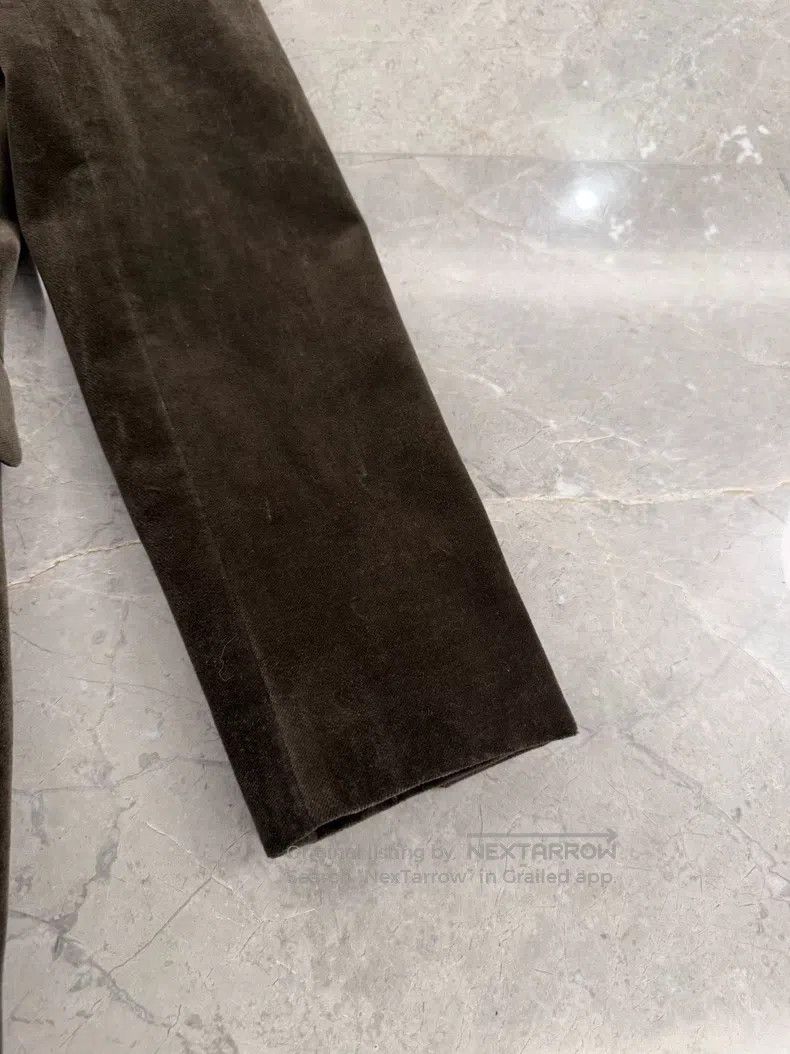 Saint Laurent Paris Saint Laurent Paris Velvet Brown and Olive Green Blazer Size XS / US 0-2 / IT 36-38 - 3 Thumbnail