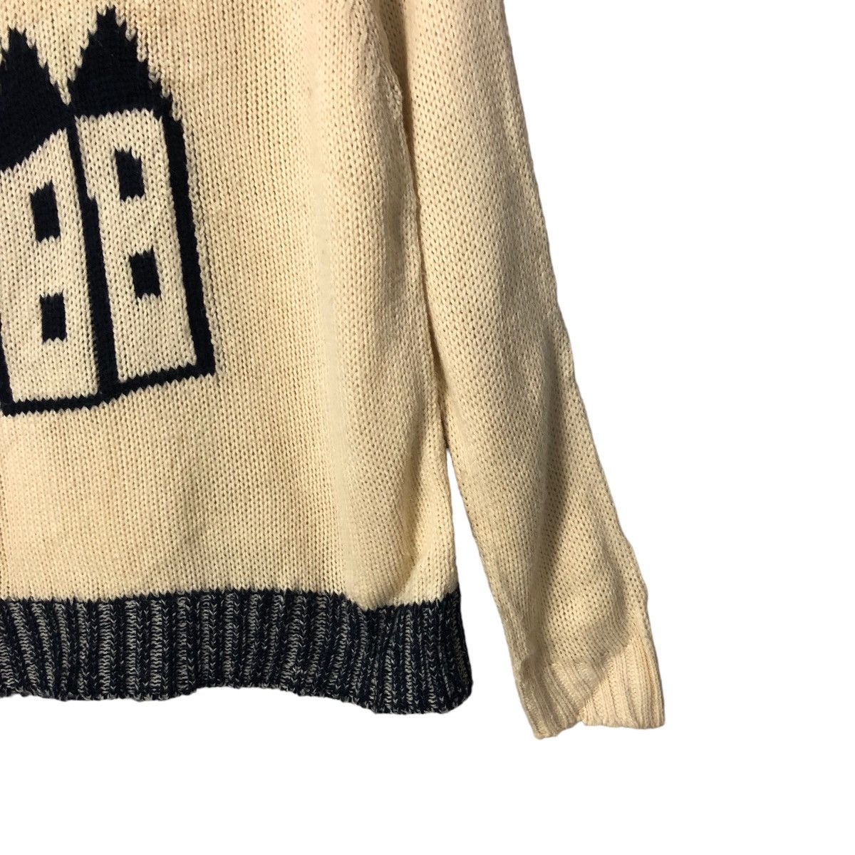 Aran Isles Knitwear Vintage Pou Dou Dou Big Logo Knitwear Sweater Jumper Size S / US 4 / IT 40 - 2 Thumbnail