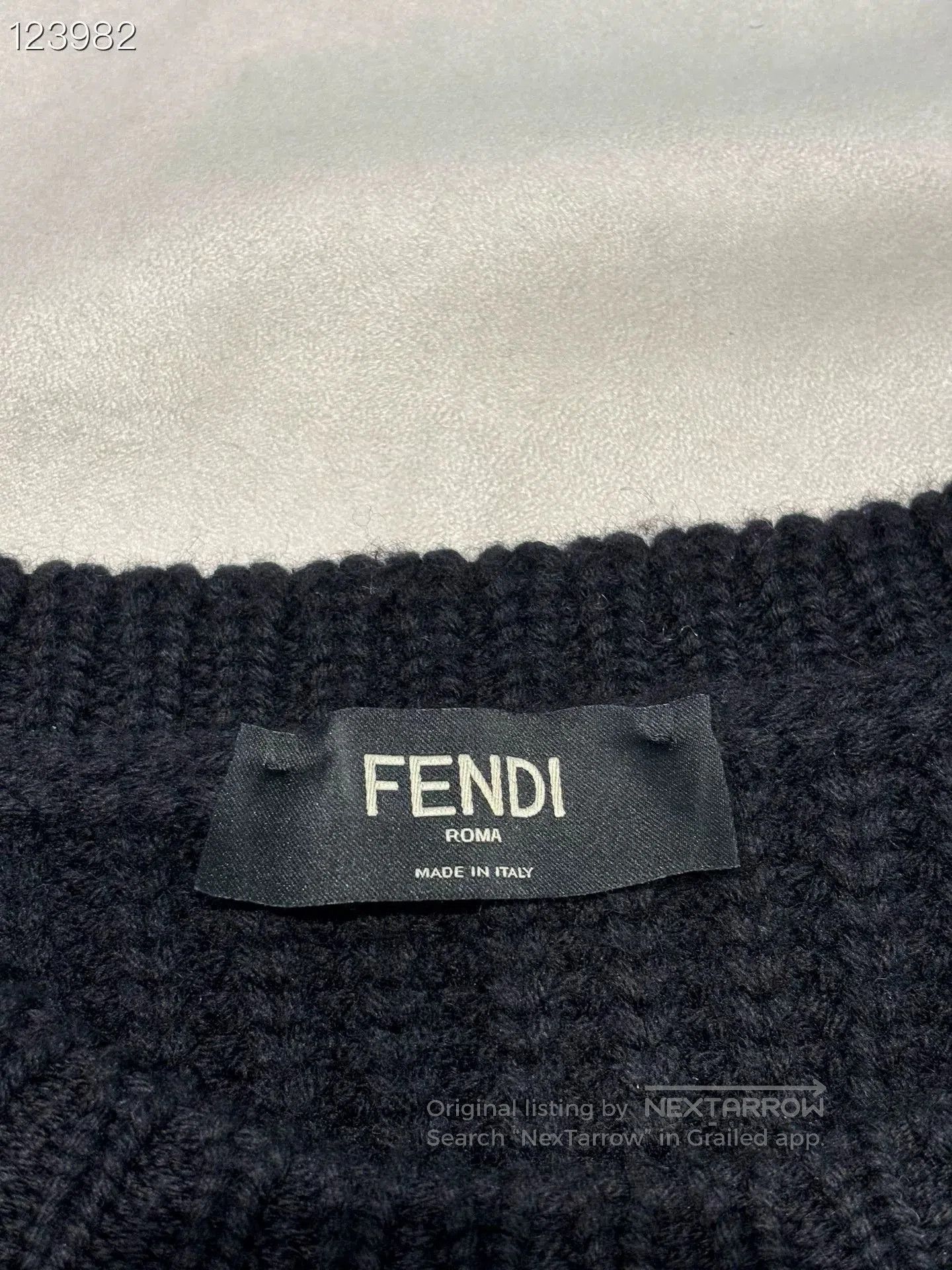 Fendi Fendi Black Wool Knit Sweater. Size US M / EU 48-50 / 2 - 3 Thumbnail
