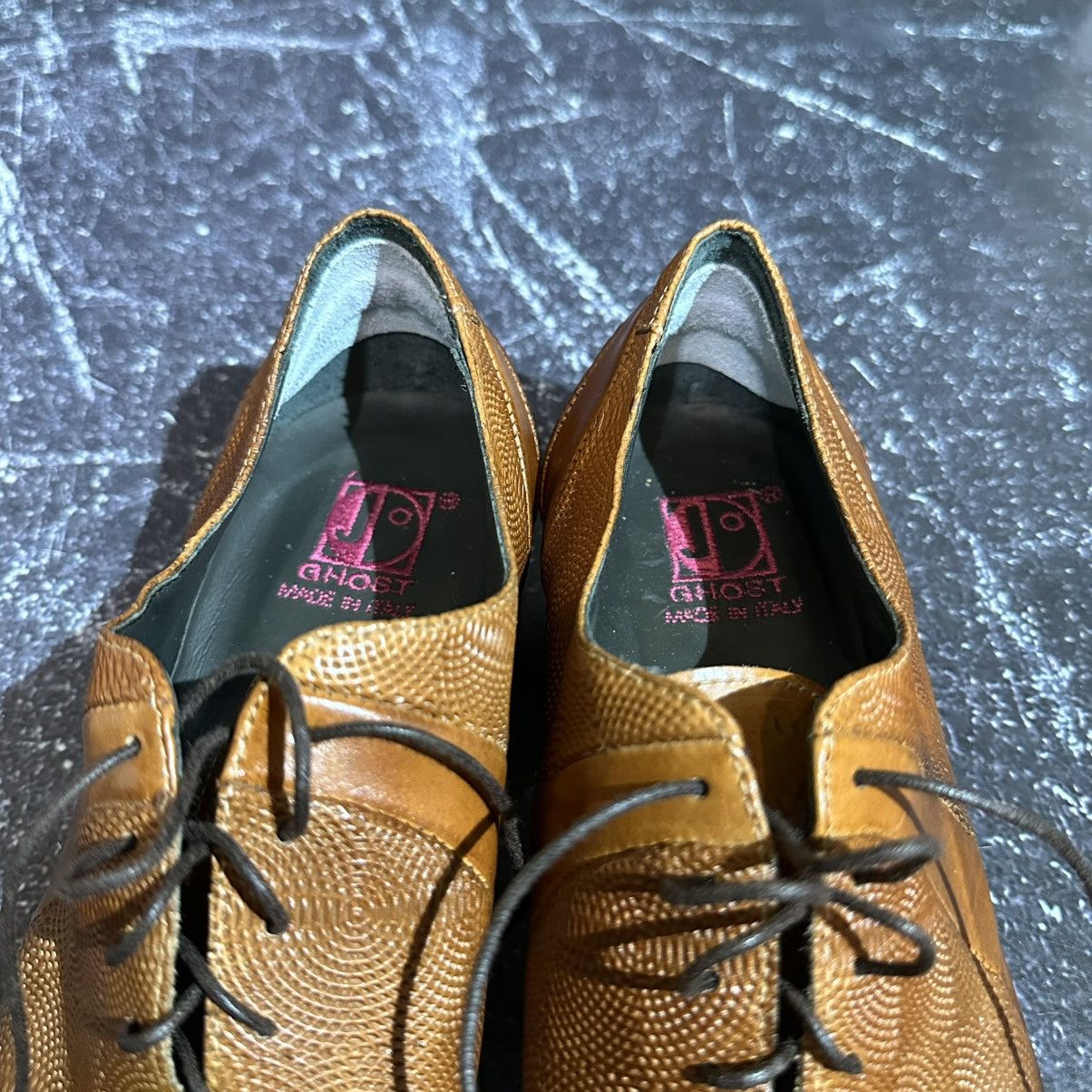 Jo Ghost JO GHOST - Men’s Brown Leather Brogue Size 43eu Size US 9.5 / EU 42-43 - 12 Thumbnail