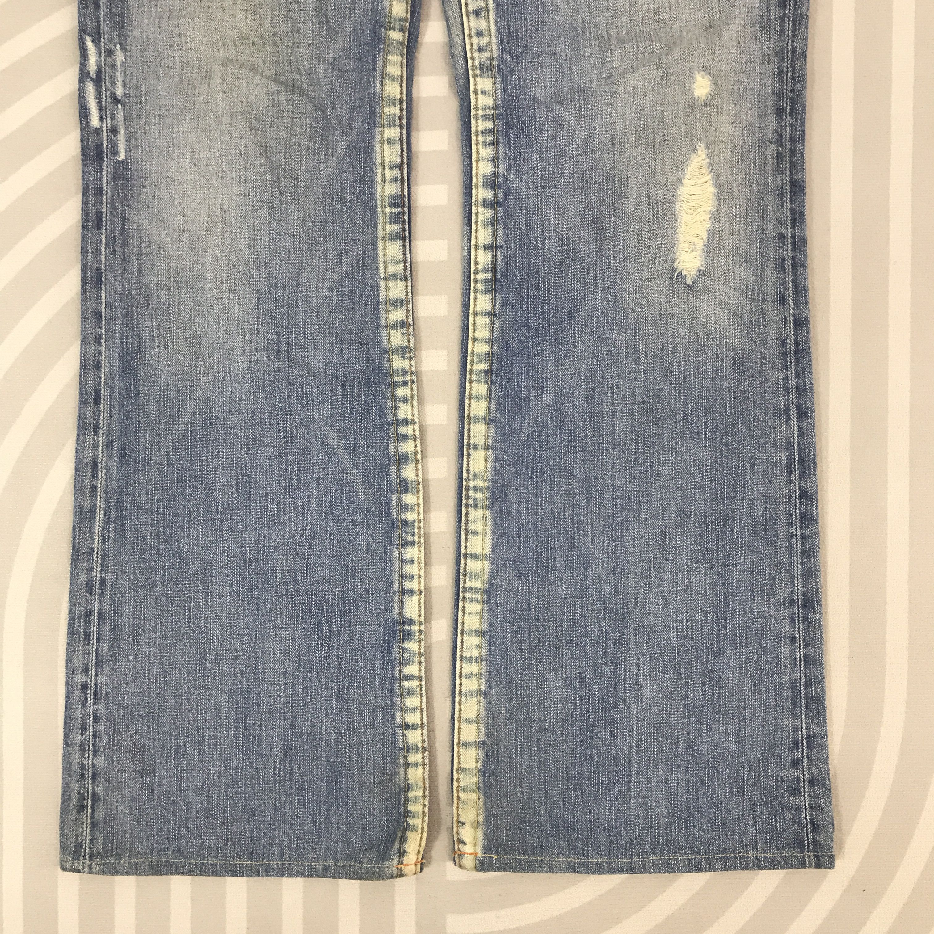 Japanese Brand Vintage True religon Distressed Distressed Denim Size US 34 / EU 50 - 3 Thumbnail