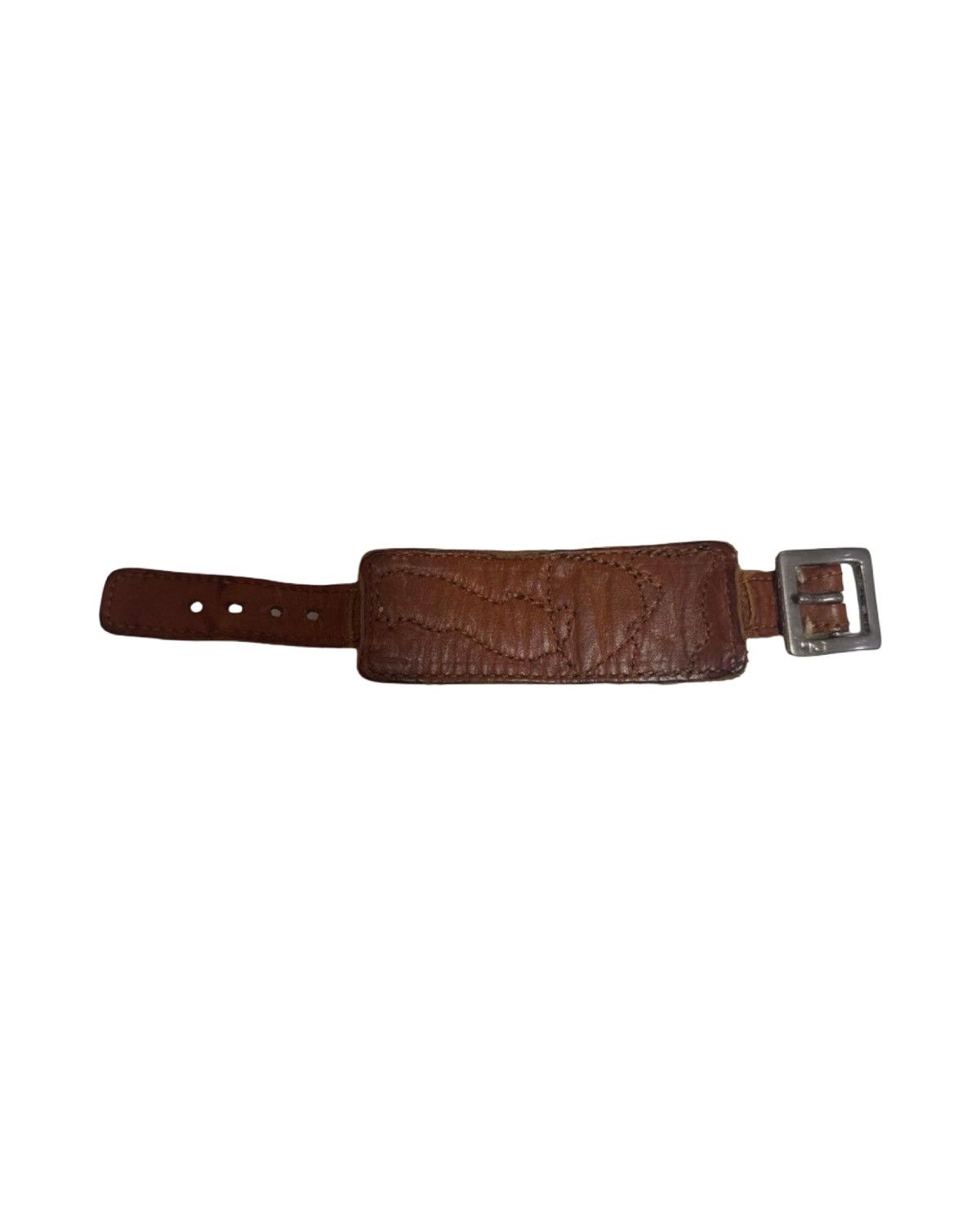 Hysteric Glamour Bear Embroidered Leather Bracelet Size ONE SIZE - 2 Thumbnail