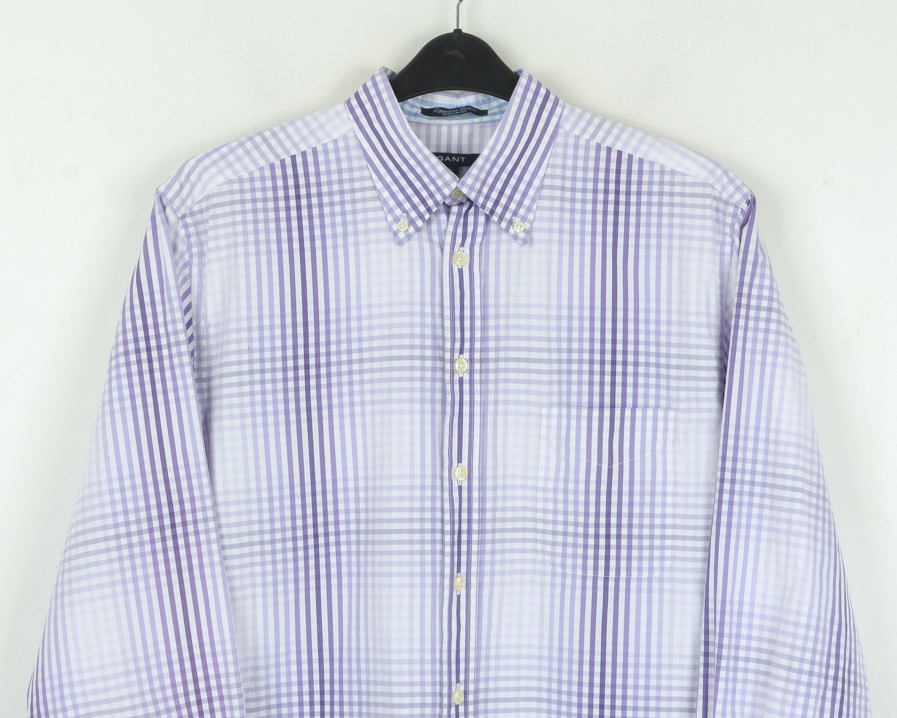 Gant 'Egyptian Cotton' L Button Up Shirt Regular Fit Check Cotton Size US L / EU 52-54 / 3 - 2 Thumbnail