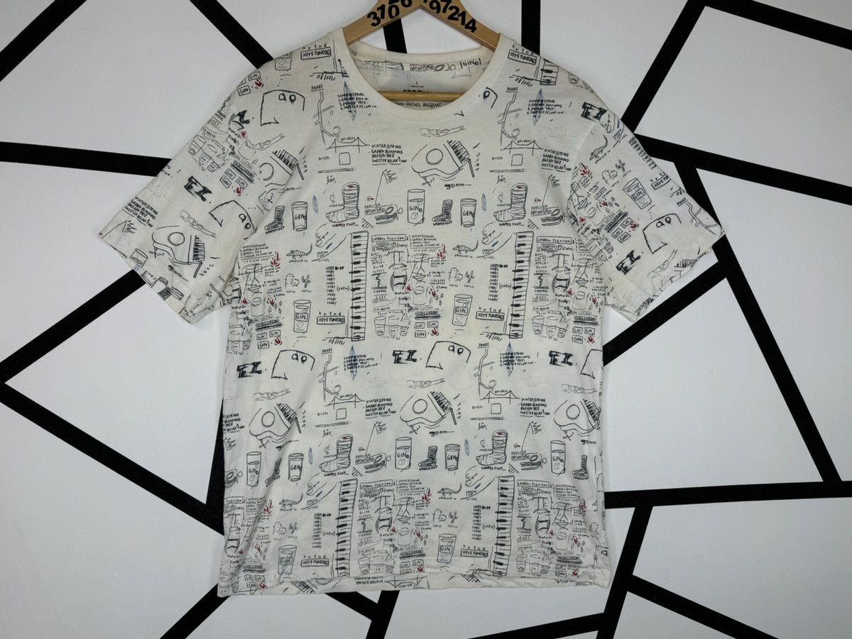Uniqlo JEAN MICHEL BASQUIAT ART DESIGNER FULL PRINT TEE Size US M / EU 48-50 / 2 - 5 Thumbnail