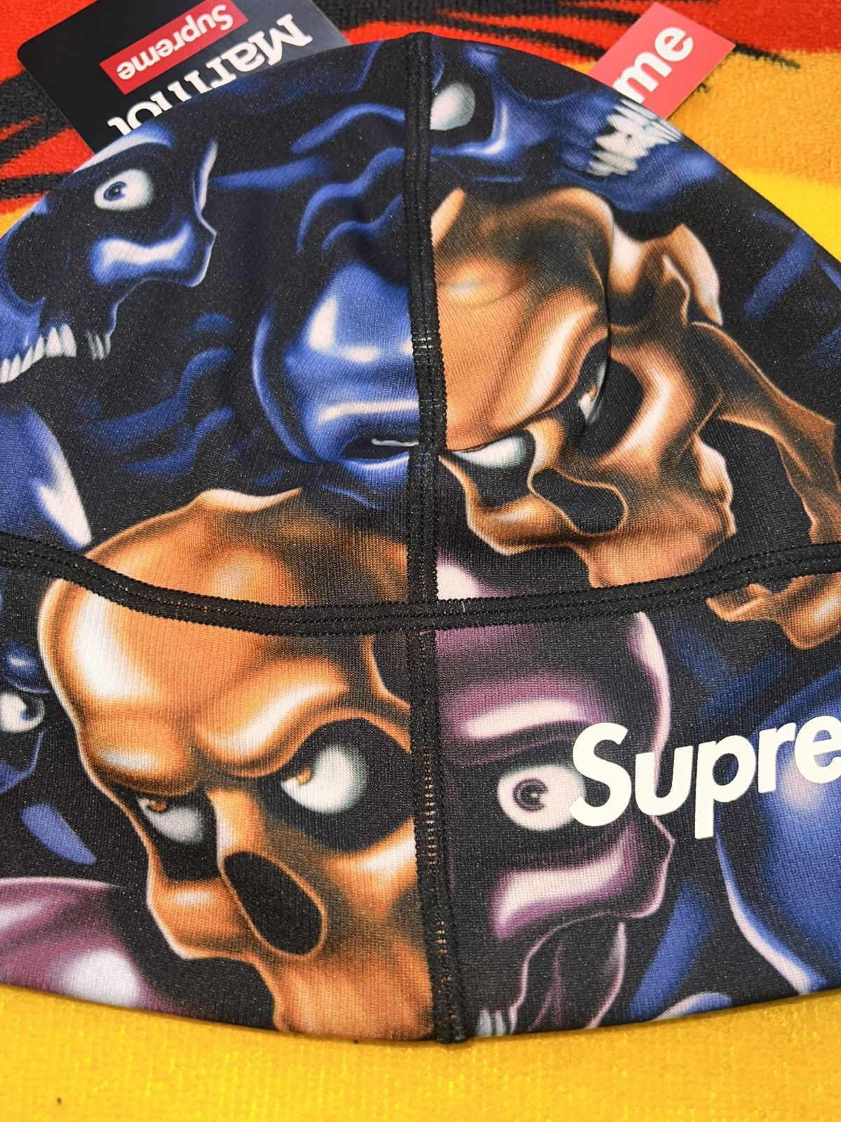 Supreme Supreme Marmot Skull Pile Base Layer Beanie (FW25) cap hat Size ONE SIZE - 16 Thumbnail