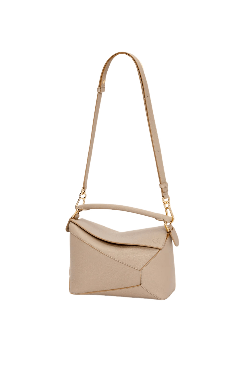 Loewe New LOEWE Puzzle Small Sand Grained Leather Handbag Size ONE SIZE - 1 Thumbnail