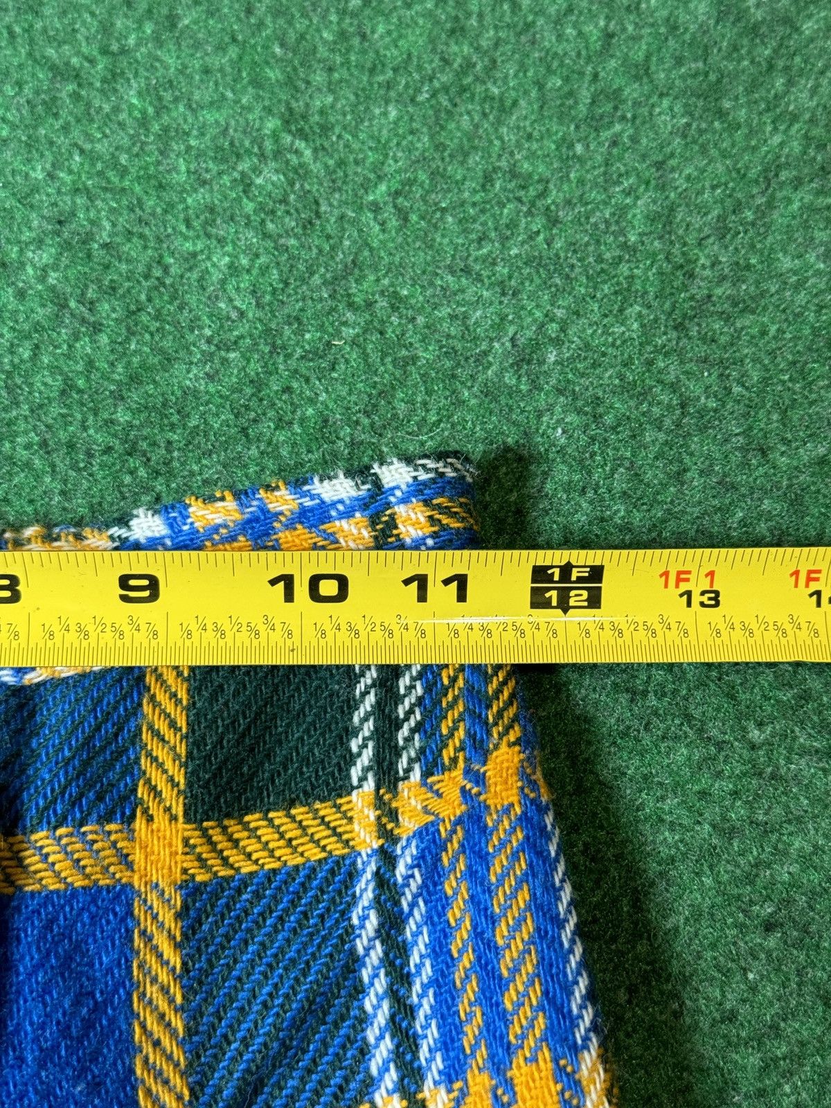 Vintage Vtg 70s Plaid Flare Disco Juinor 22x24 Bell Bottom Pants Size 22" - 4 Thumbnail