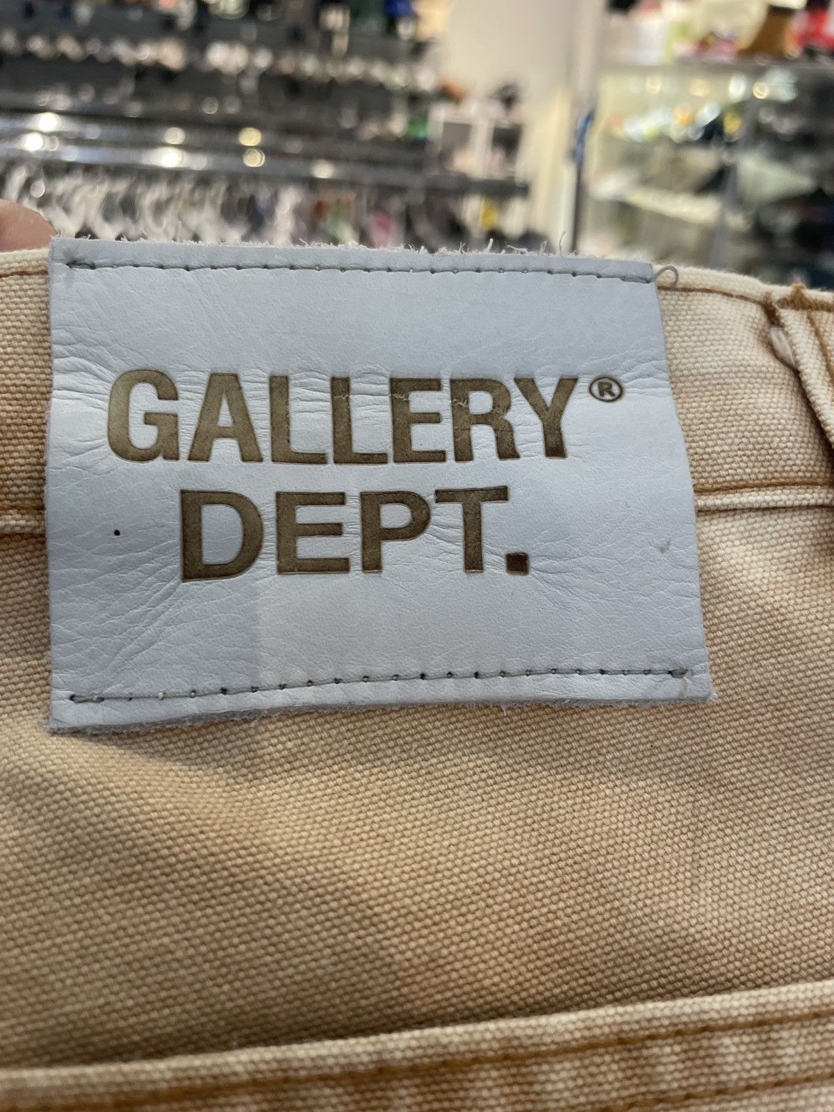 Gallery Dept. Gallery Dept. Carpenter Shorts Tan Size US 33 - 4 Thumbnail