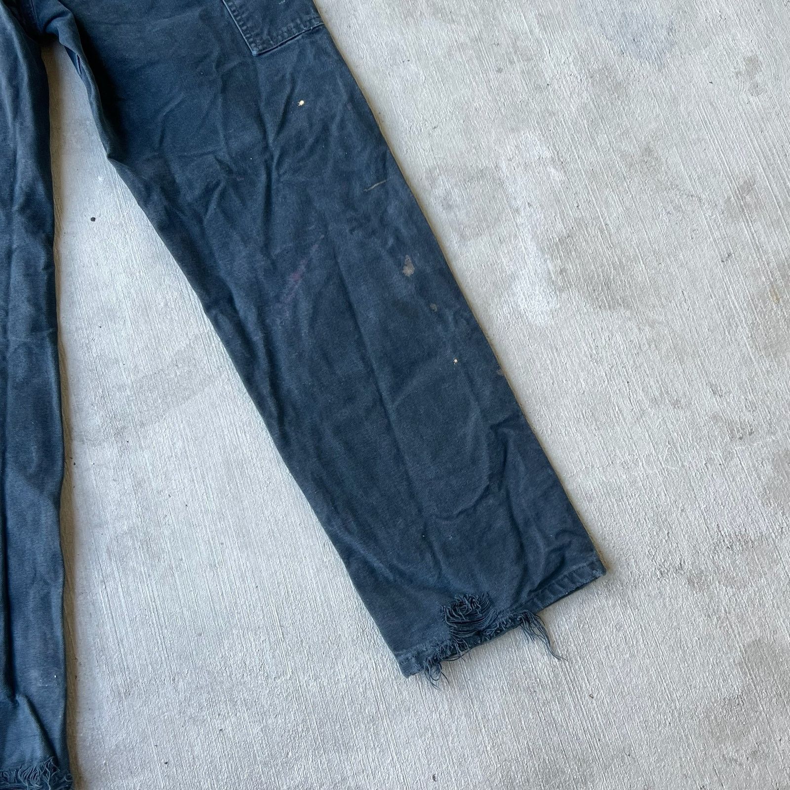 Carhartt × Vintage Carhartt faded black double knee work wear carpenter pants Size US 31 - 9 Thumbnail