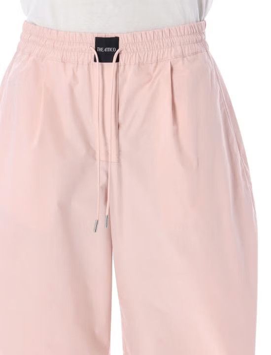 The Attico o1s22i1n1024 Poplin Joggers in Pink Size 27" / US 4 / IT 40 - 3 Thumbnail