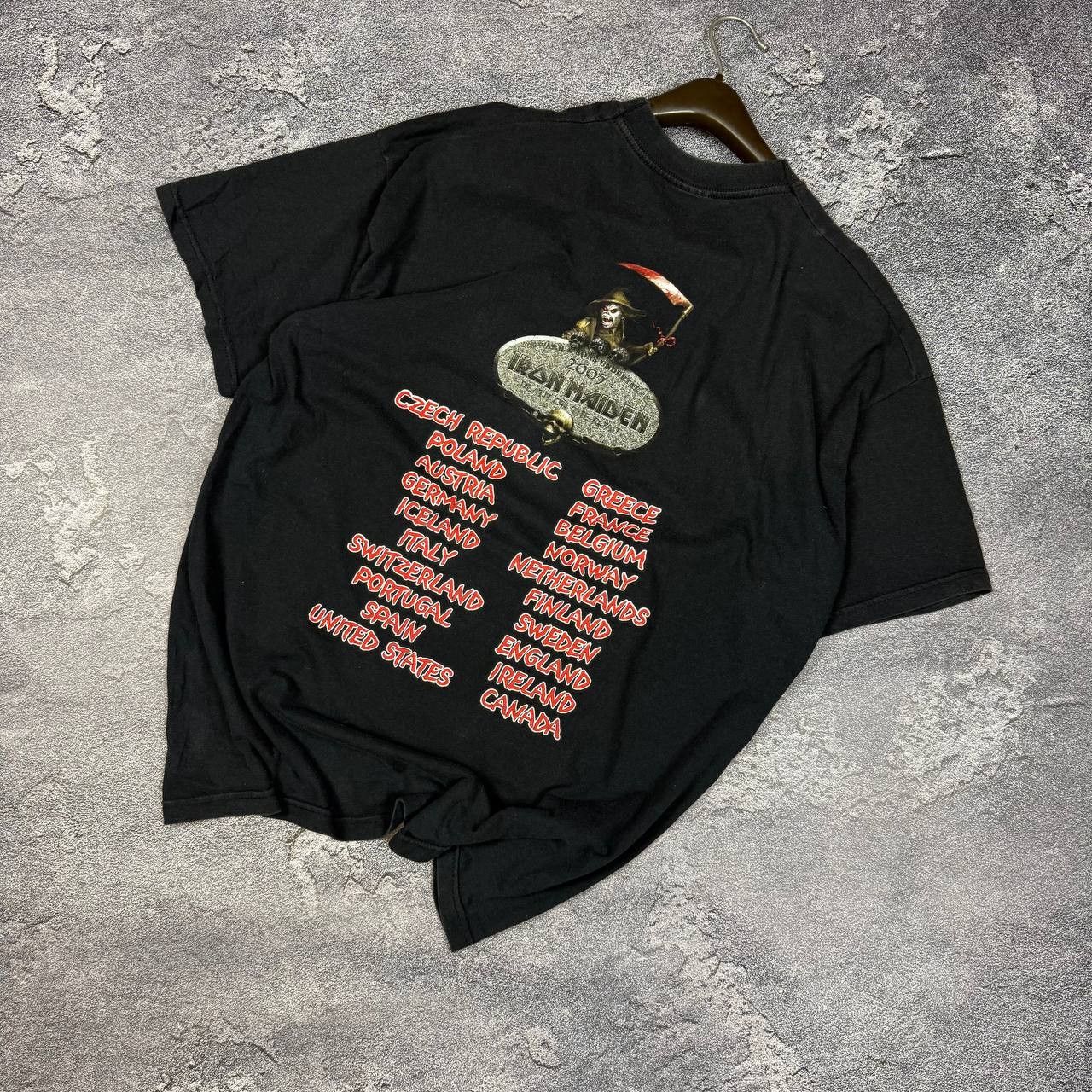 Band Tees Iron Maiden 2005 Death on the Road Double-Sided T-Shirt Size US XL / EU 56 / 4 - 4 Thumbnail