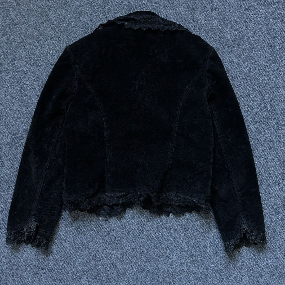 If Six Was Nine VTG Women’s Openwork Jacket Aimei Blazer Black Size M Y2K Size M / US 6-8 / IT 42-44 - 6 Thumbnail