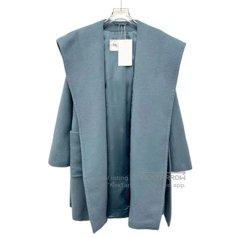 Max Mara MaxMara Elegant Blue Women's Coat . Size XS / US 0-2 / IT 36-38 - 1 Thumbnail