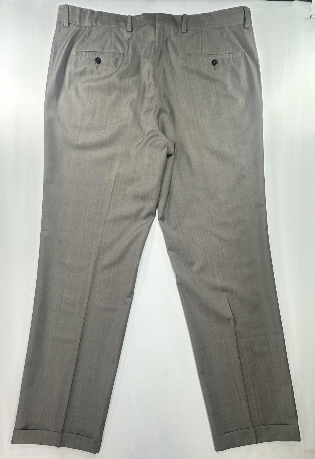 CCS CCS Sarar Flat Front Straight Leg Dress Pants Gray Men 40/33 Size US 40 / EU 56 - 2 Thumbnail