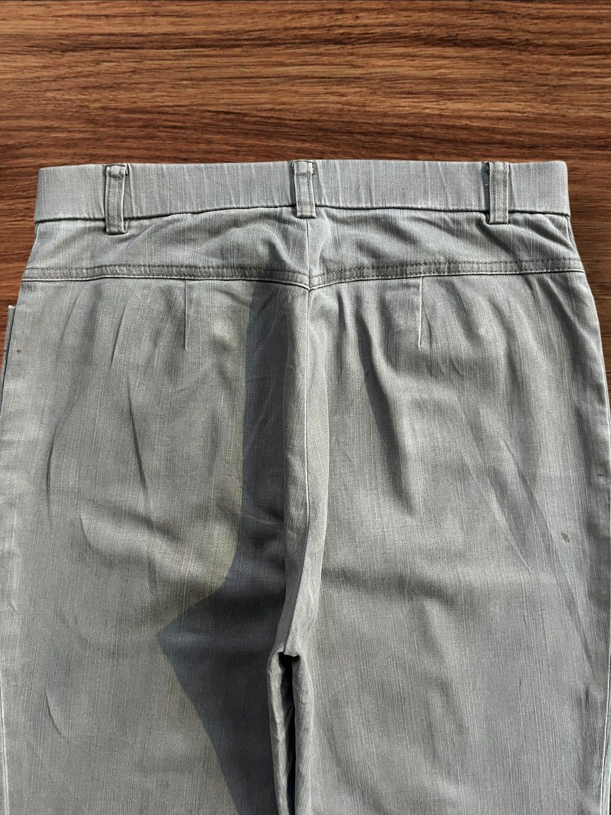 Japanese Brand Vintage Japanese Brand Double Pocket Pleats Flare Pants Size 27" / US 4 / IT 40 - 4 Thumbnail