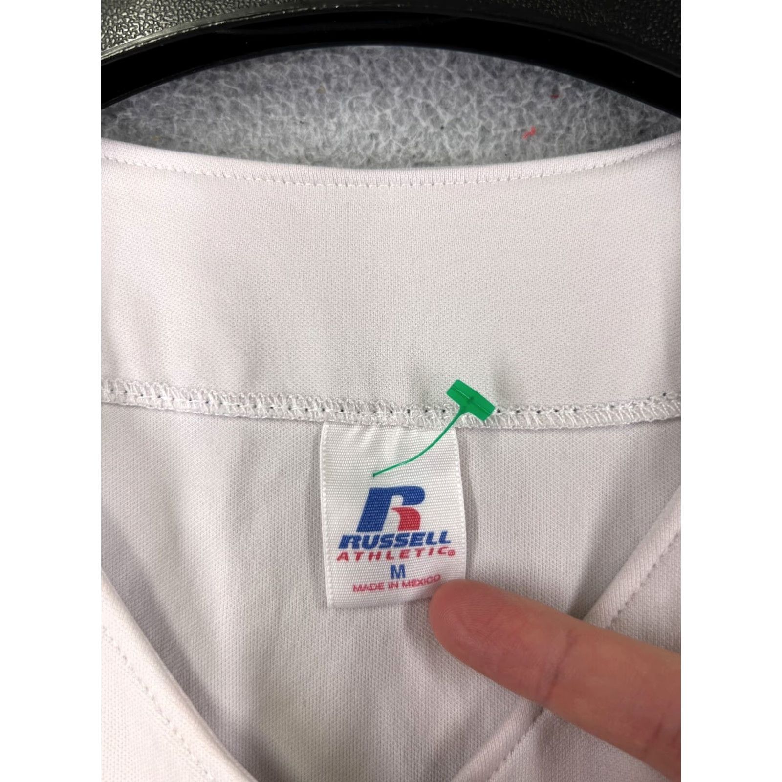 Vintage VINTAGE Rawlings Juan Diego Jersey Adult Medium White Nylon Button-Up 2 | 90s Hip Hop Music Logo Embroidered Casual Mens Size US M / EU 48-50 / 2 - 7 Thumbnail
