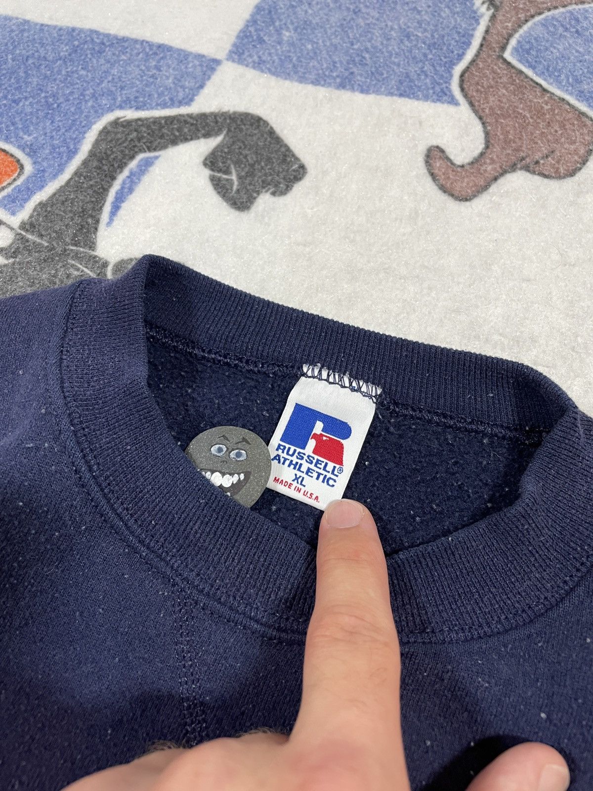 Russell Athletic Vintage Russell blank crewneck Size US XL / EU 56 / 4 - 3 Thumbnail