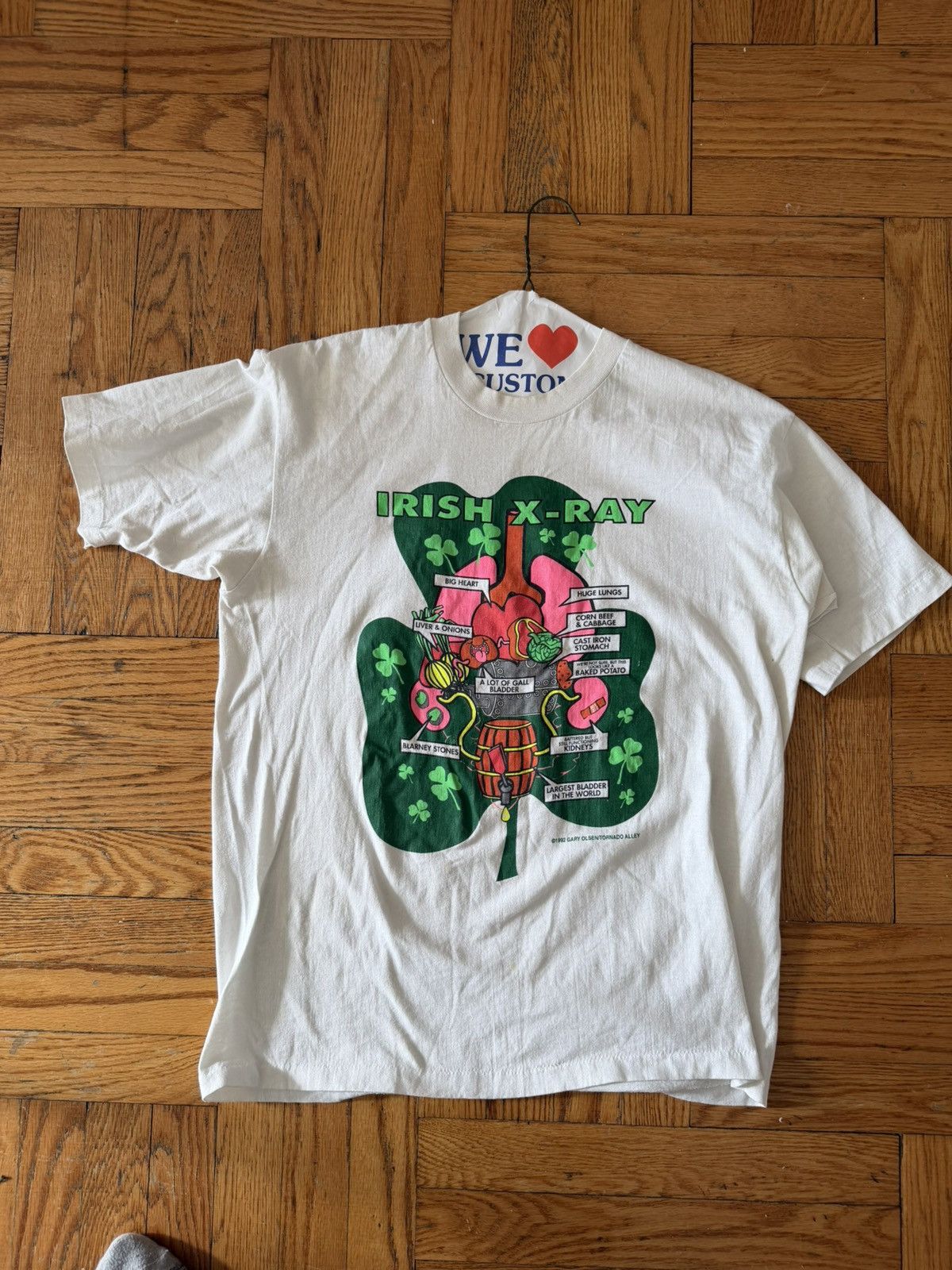 Vintage Vintage Irish X-Ray Humor Shirt Size US L / EU 52-54 / 3 - 1 Thumbnail