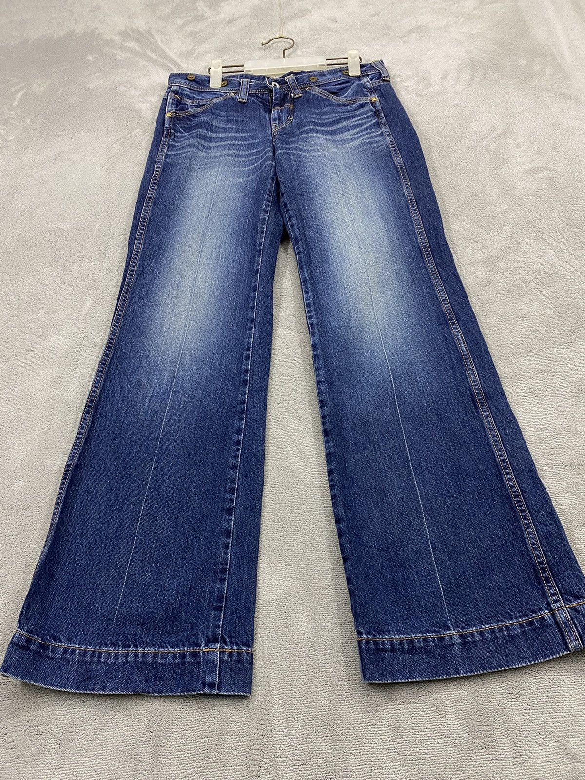 Hysteric Glamour × Japanese Brand × Spellbound JAPANESE BRAND D.M.G FADED BLUE DENIM JEANS Size US 30 / EU 46 - 4 Thumbnail