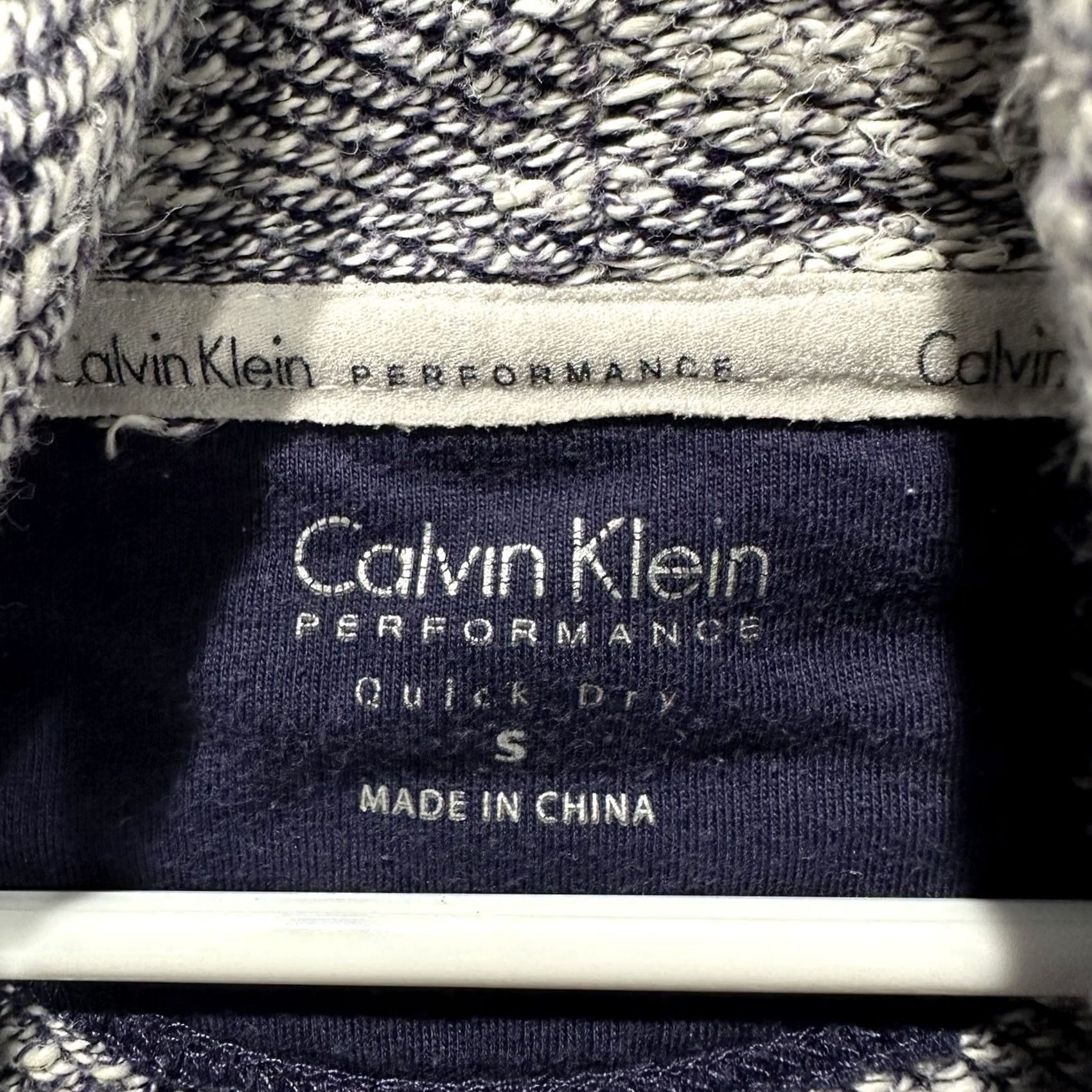 Calvin Klein Calvin Klein Performance Sweatshirt Womens S Blue Cowl Neck Quick Dry Knit EUC Size S / US 4 / IT 40 - 3 Thumbnail