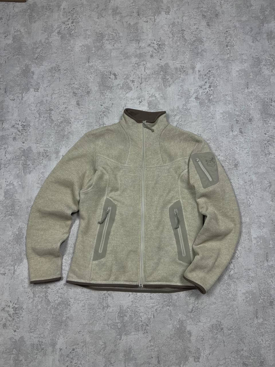 Arc'teryx Arcteryx Polartec Beige Zip-Fleece Sweatshirt Size M / US 6-8 / IT 42-44 - 7 Thumbnail