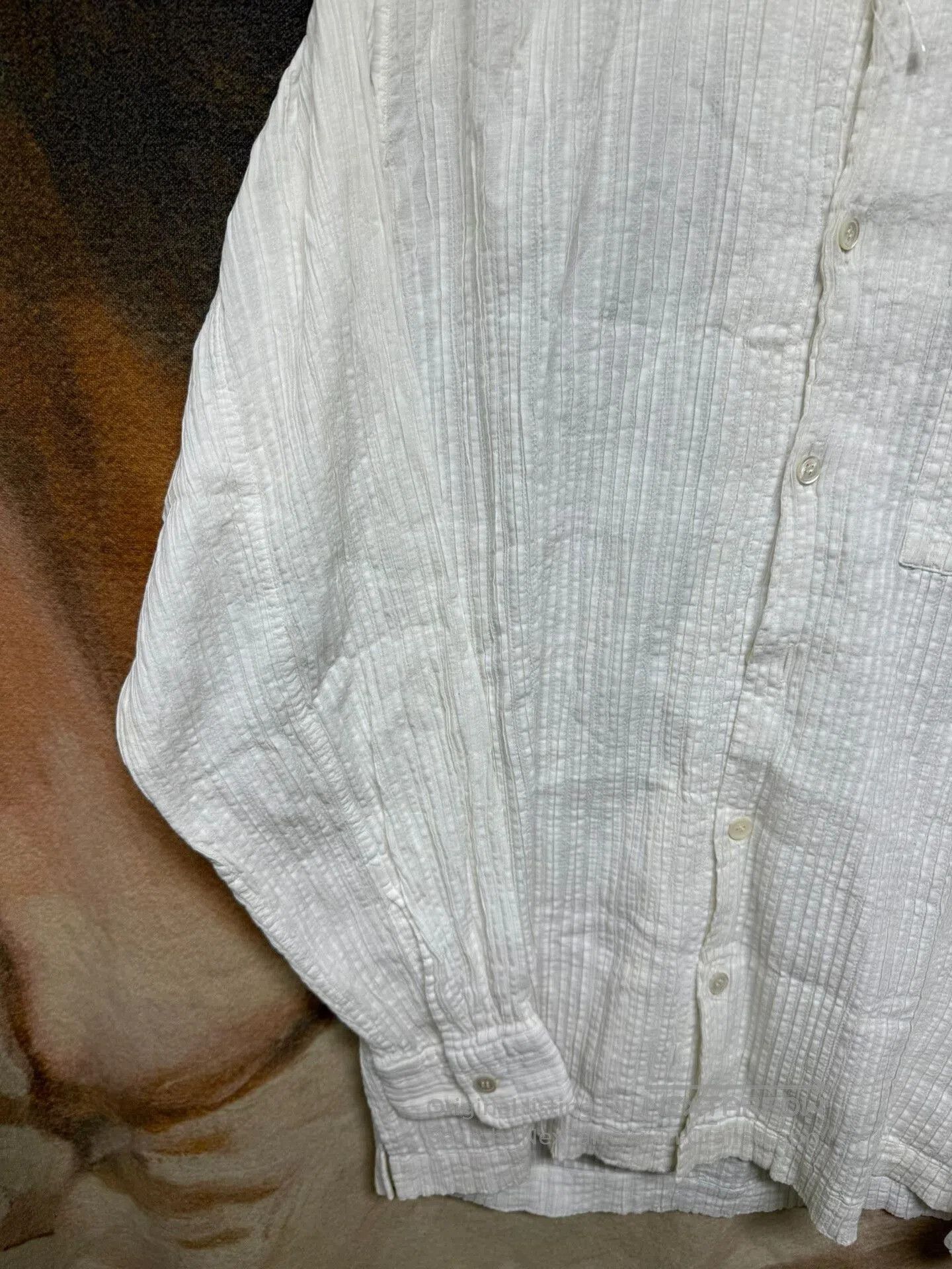 Issey Miyake Issey Miyake Men Gingham Layered Shirt Jacket. Size US L / EU 52-54 / 3 - 3 Thumbnail