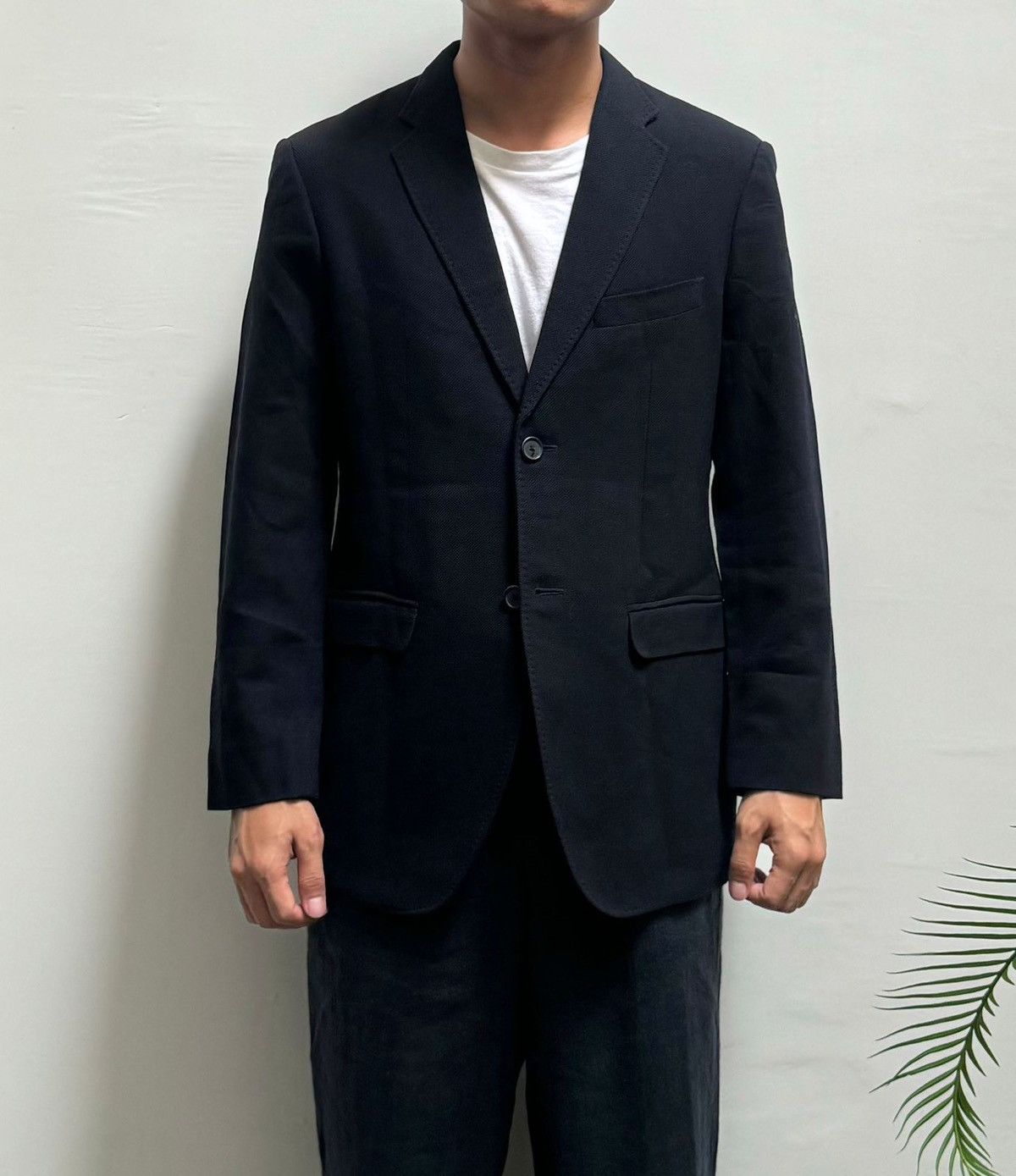 Jil Sander 2000s Wool Textured Blazer Size 48S - 10 Thumbnail
