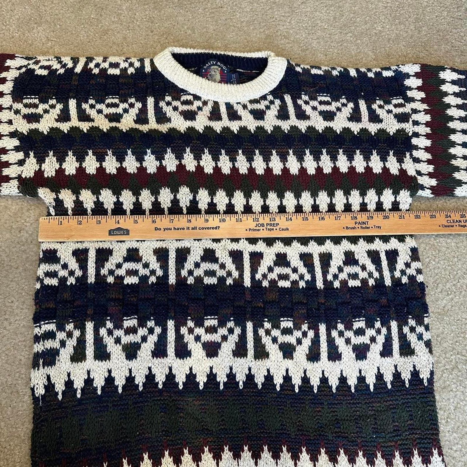 Coogi 90s knit grandpa sweater Size US L / EU 52-54 / 3 - 5 Thumbnail