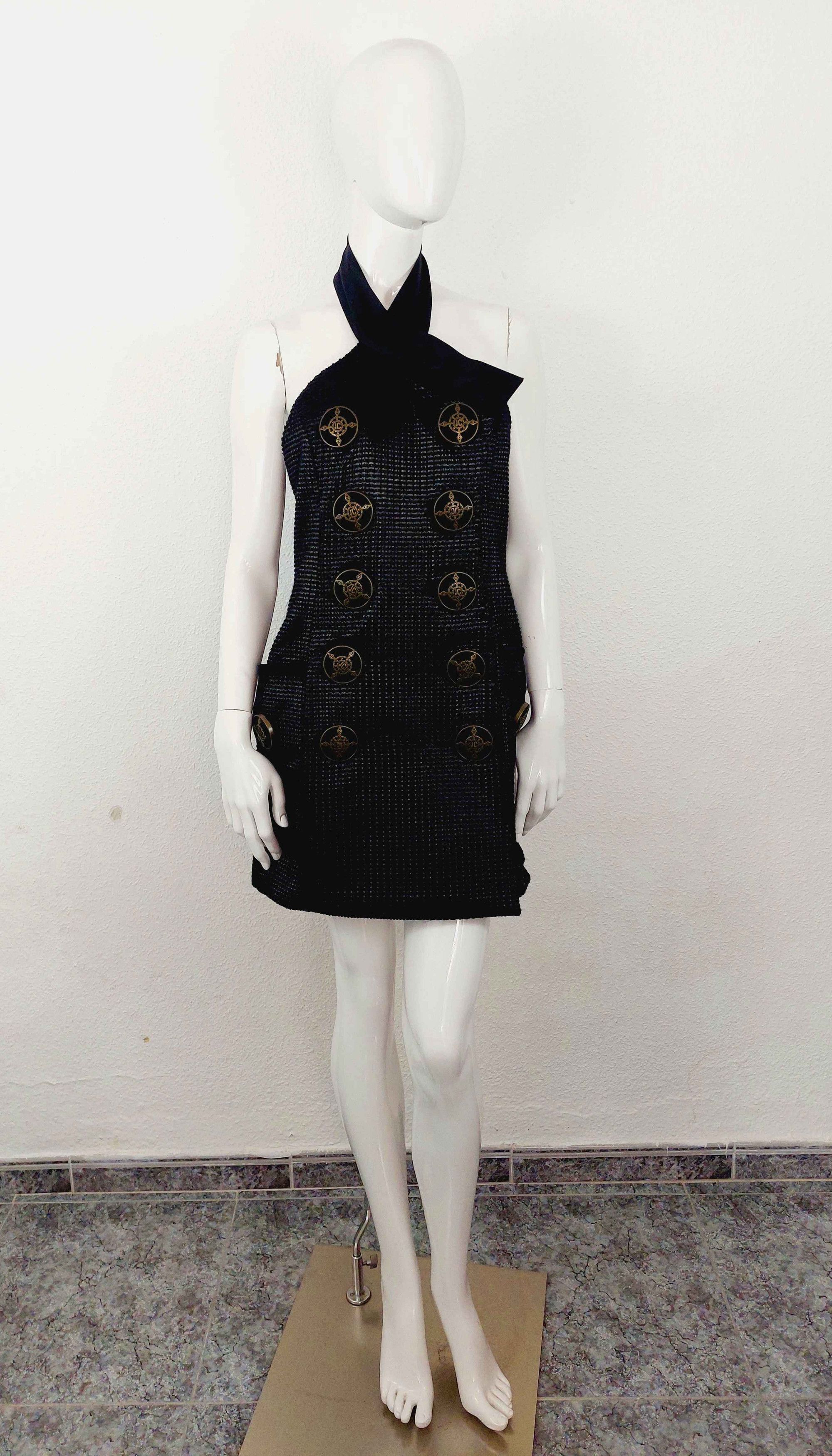 Roberto Cavalli Roberto Cavalli Giant Buttons Cocktail Evening Wrap Dress Size M / US 6-8 / IT 42-44 - 2 Thumbnail