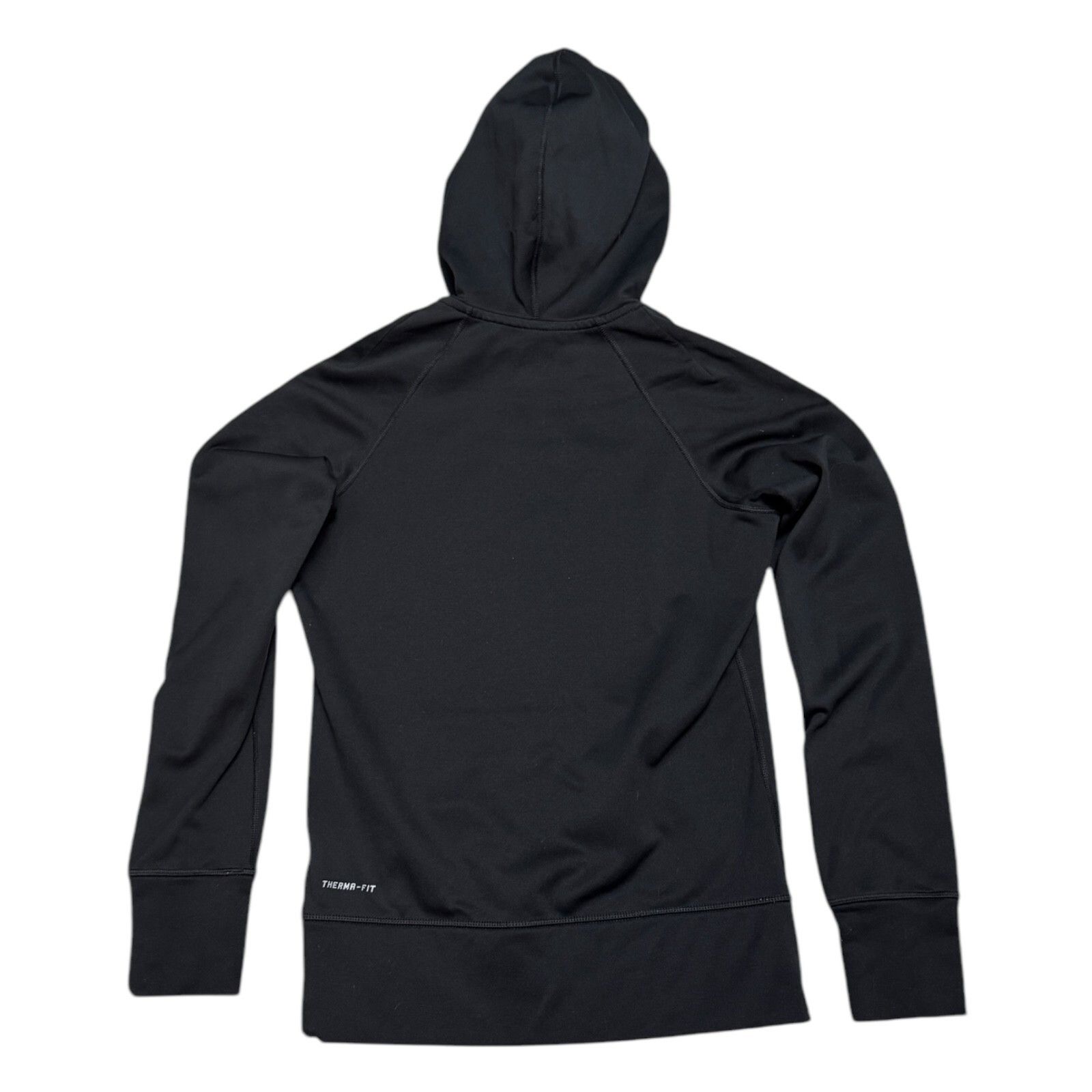 Nike NIKE THERMAFIT Swoosh Activewear Black Hoodie Small Size S / US 4 / IT 40 - 3 Thumbnail